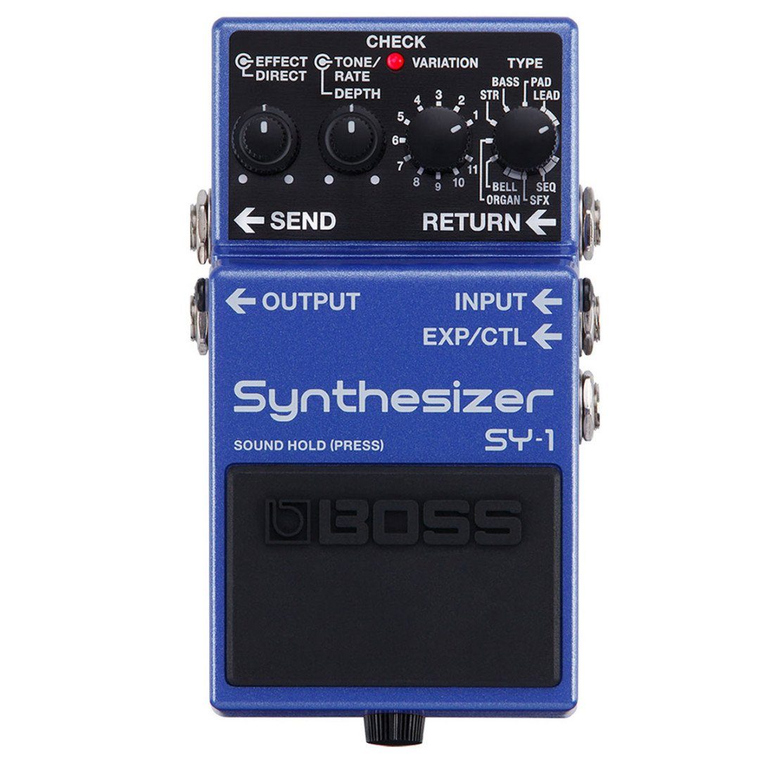 Boss by Roland E-Gitarre Boss SY-1 Synthesizer Effektgerät mit Kabel
