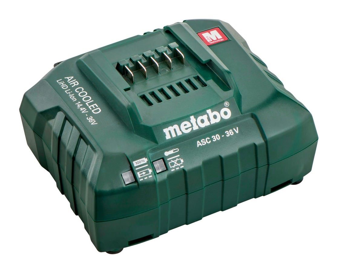 metabo Akku-Ladestation (Ladegerät Cooled 14,4 Air ASC 12-36 55, V - V EU) 36