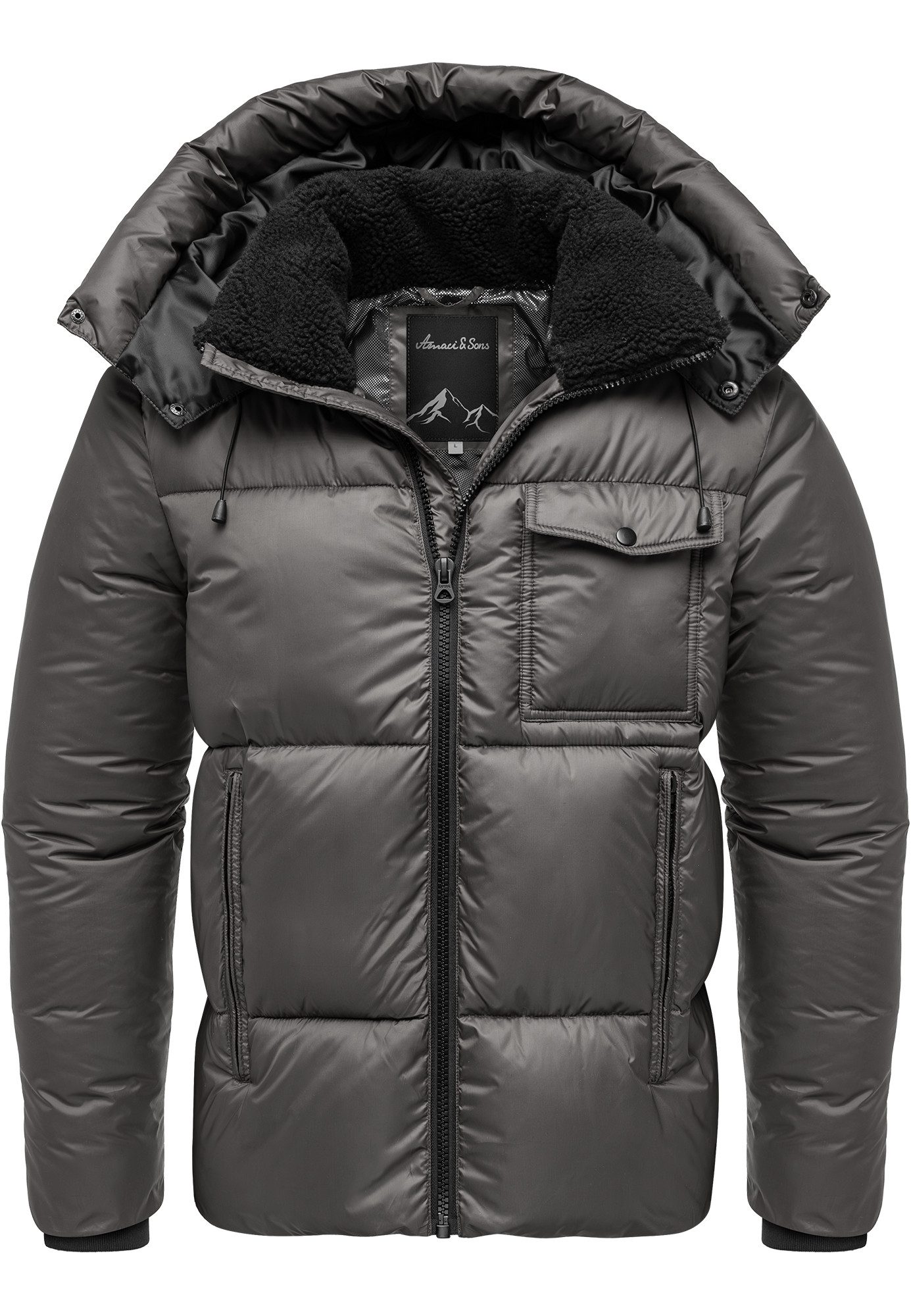 Amaci&Sons Winterjacke ONTARIO Winterjacke Herren Gefütterte günstig online kaufen