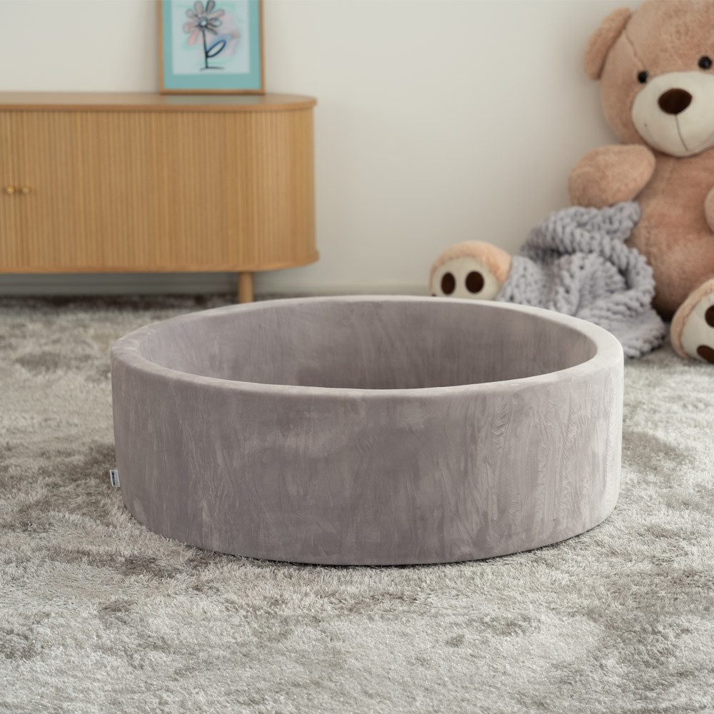 HOME DELUXE Bällebad-Bälle TWIRL Samt (1-St), Ø 6 cm Bällepool - wahlweise mit 120 Spielbällen