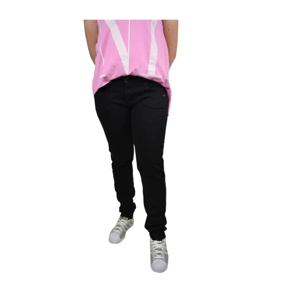 Herrlicher Skinny-fit-Jeans Herrlicher Jayden Slim Low Damen Jeans 5372 DB770 813 Schwarz