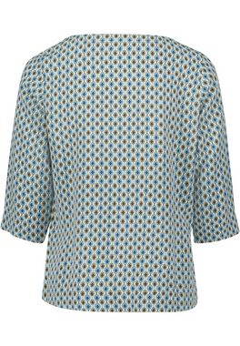 Zero Klassische Bluse Viskose mit Print Plain/ohne Details