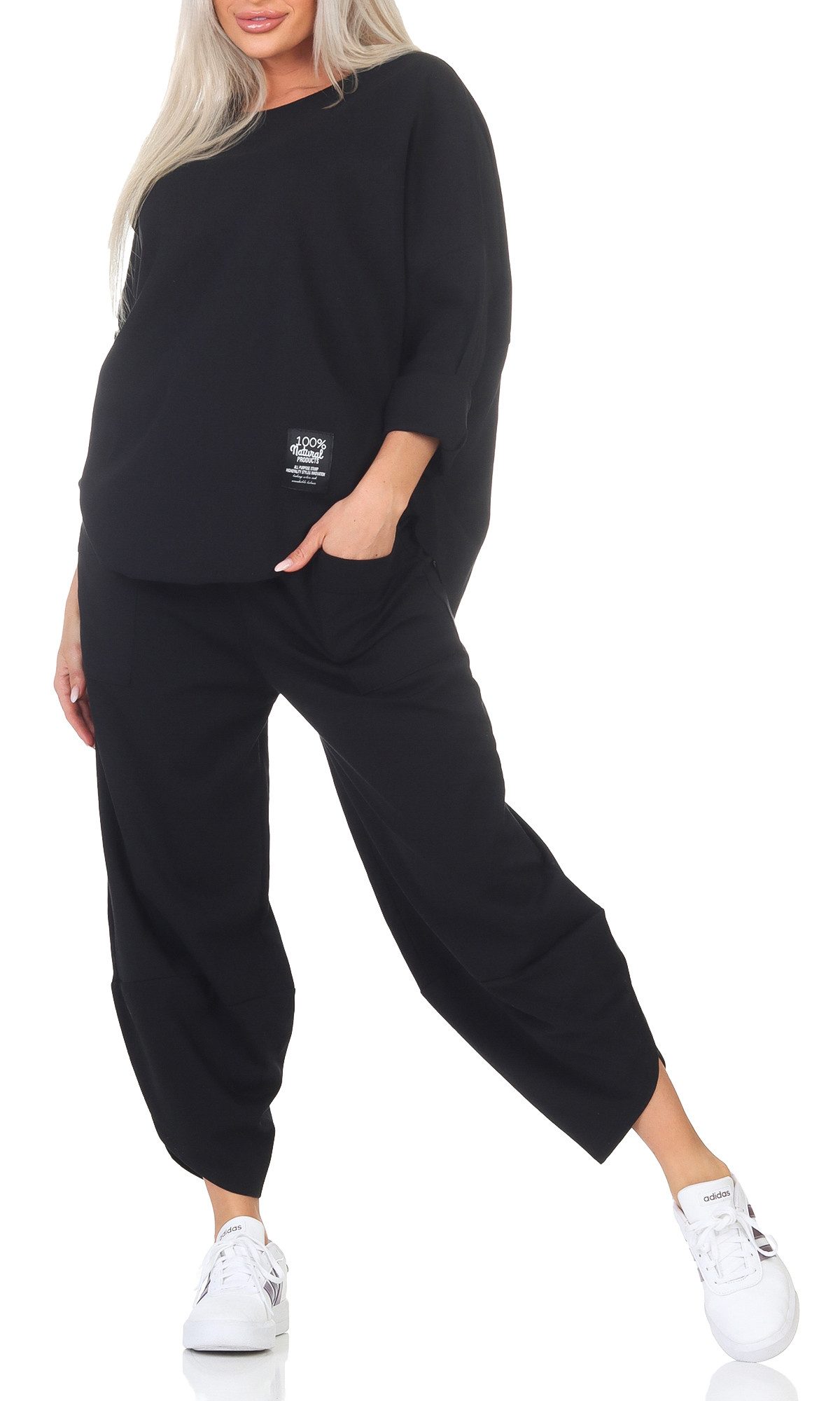 simaranda Jogginganzug Damen Jogginganzug 6171 36-42 Schwarz günstig online kaufen