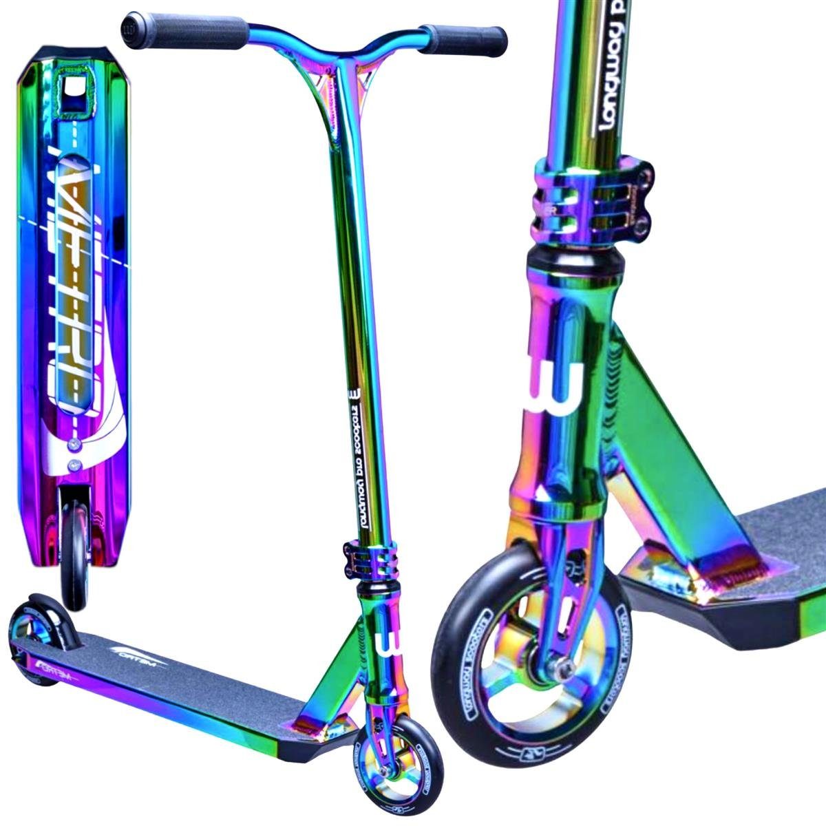 Longway Scooters Stuntscooter Longway Metro 2K19 Stunt-Scooter H=79cm Full Neochrom