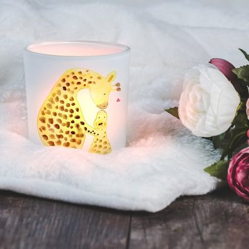 Mr. & Mrs. Panda Windlicht Giraffe Kind - Transparent - Geschenk, Teelichter, Wildtiere, Kerzeng (1 St), Stimmungsvolle Beleuchtung