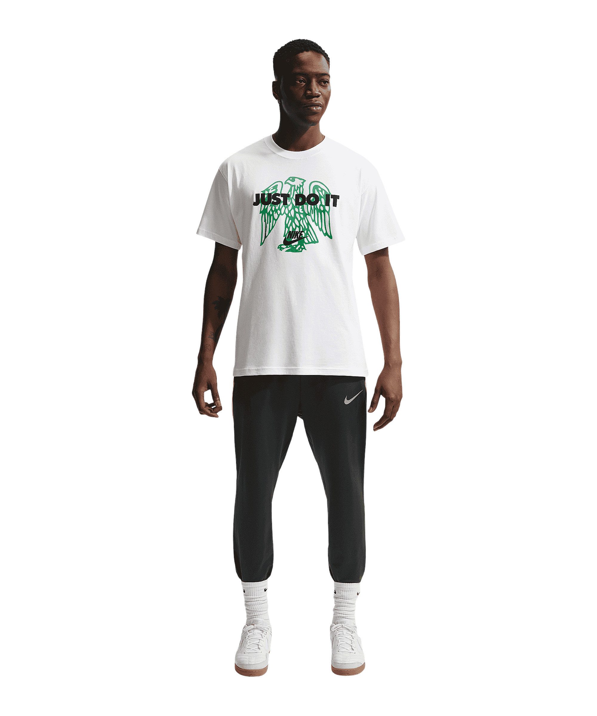 Nike T-Shirt Nike Performance Nigeria Reissue T-Shirt Weiß Polyester günstig online kaufen