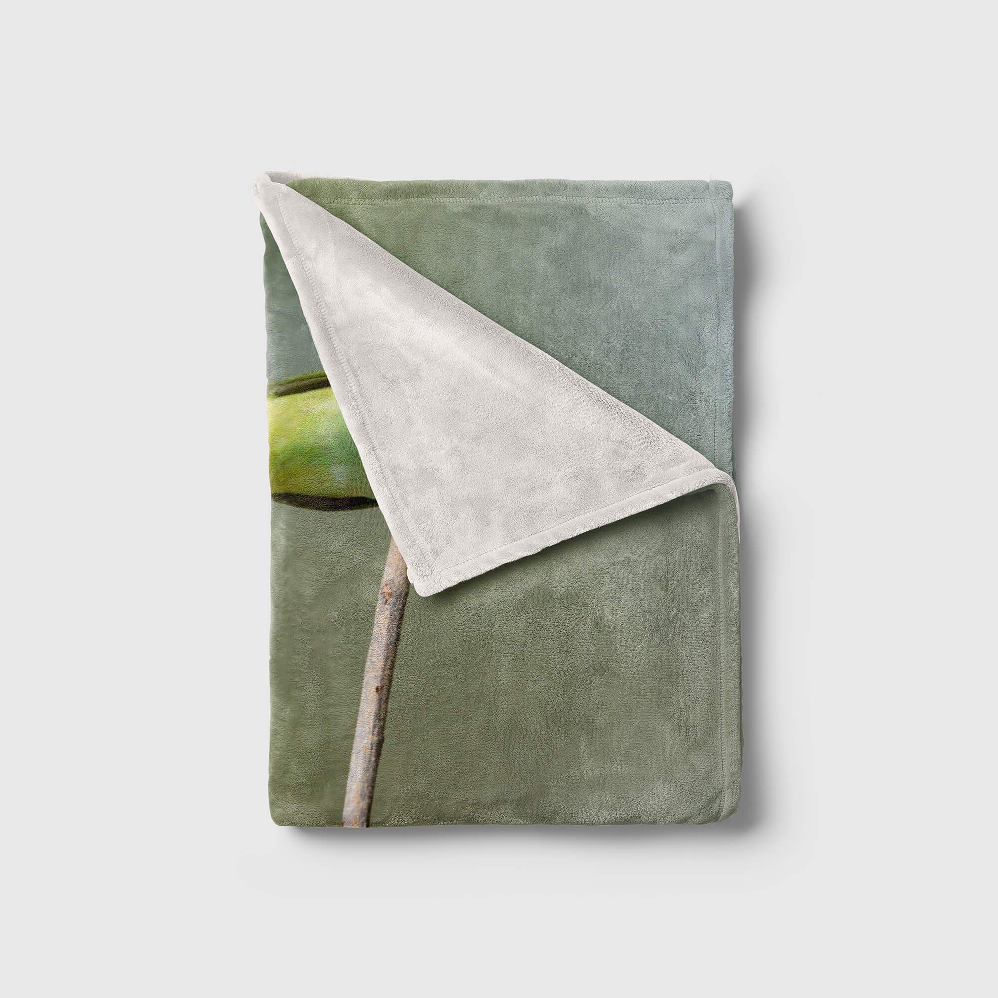 Sinus Art Handtücher Handtuch Strandhandtuch Saunatuch Kuscheldecke mit Tiermotiv kleine bunte Vögel, Baumwolle-Polyester-Mix (1-St), Handtuch