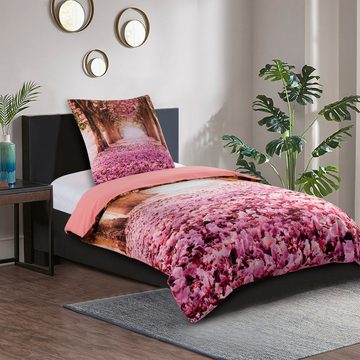 Bettwäsche Romantik 135x200 cm, Bettbezug und Kissenbezug, Sanilo, Baumwolle, 4 teilig