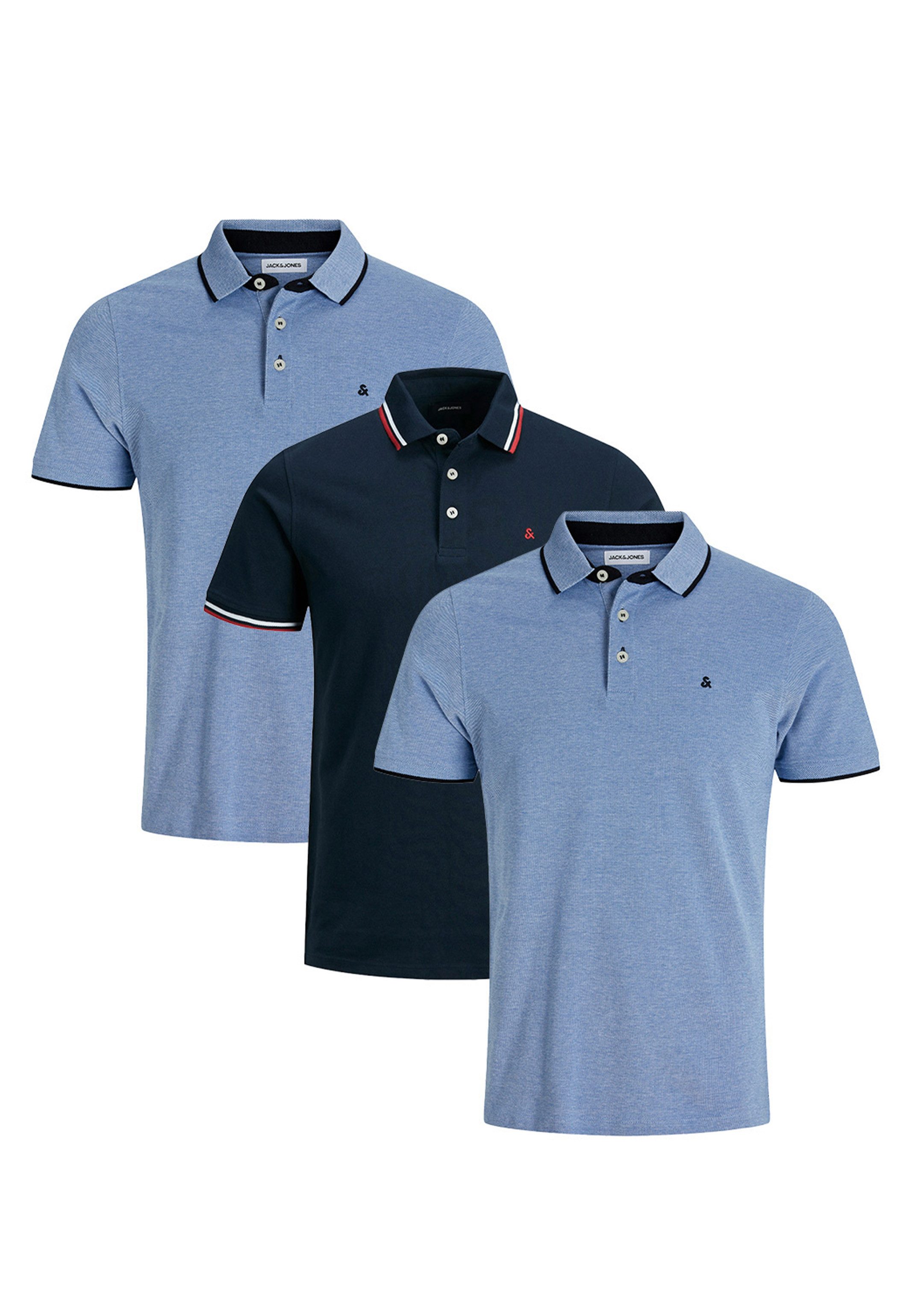 Jack & Jones Poloshirt 3er Pack günstig online kaufen