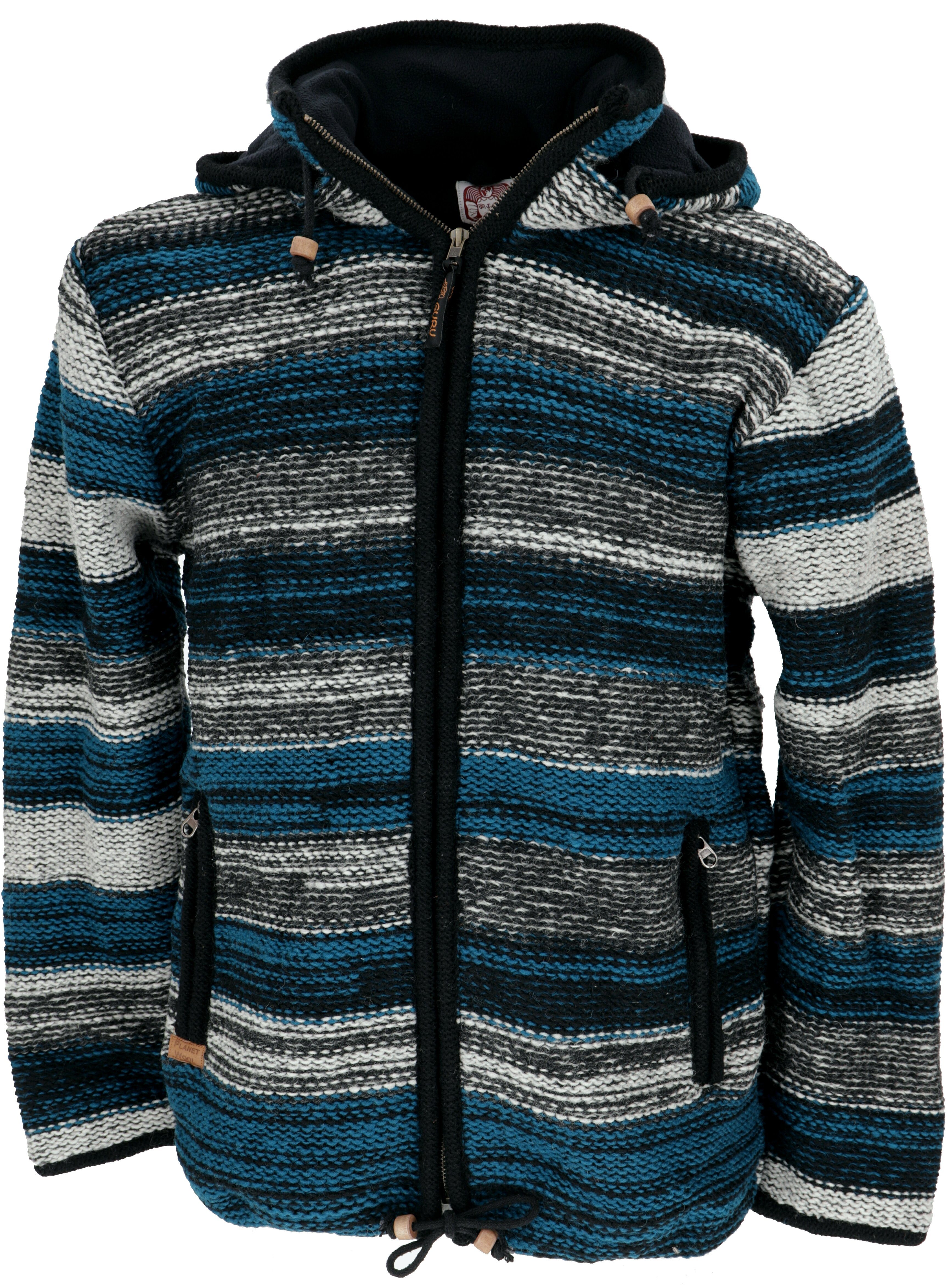 Strickjacke Kuschelige gefütterte Unisex Strickjacke,..