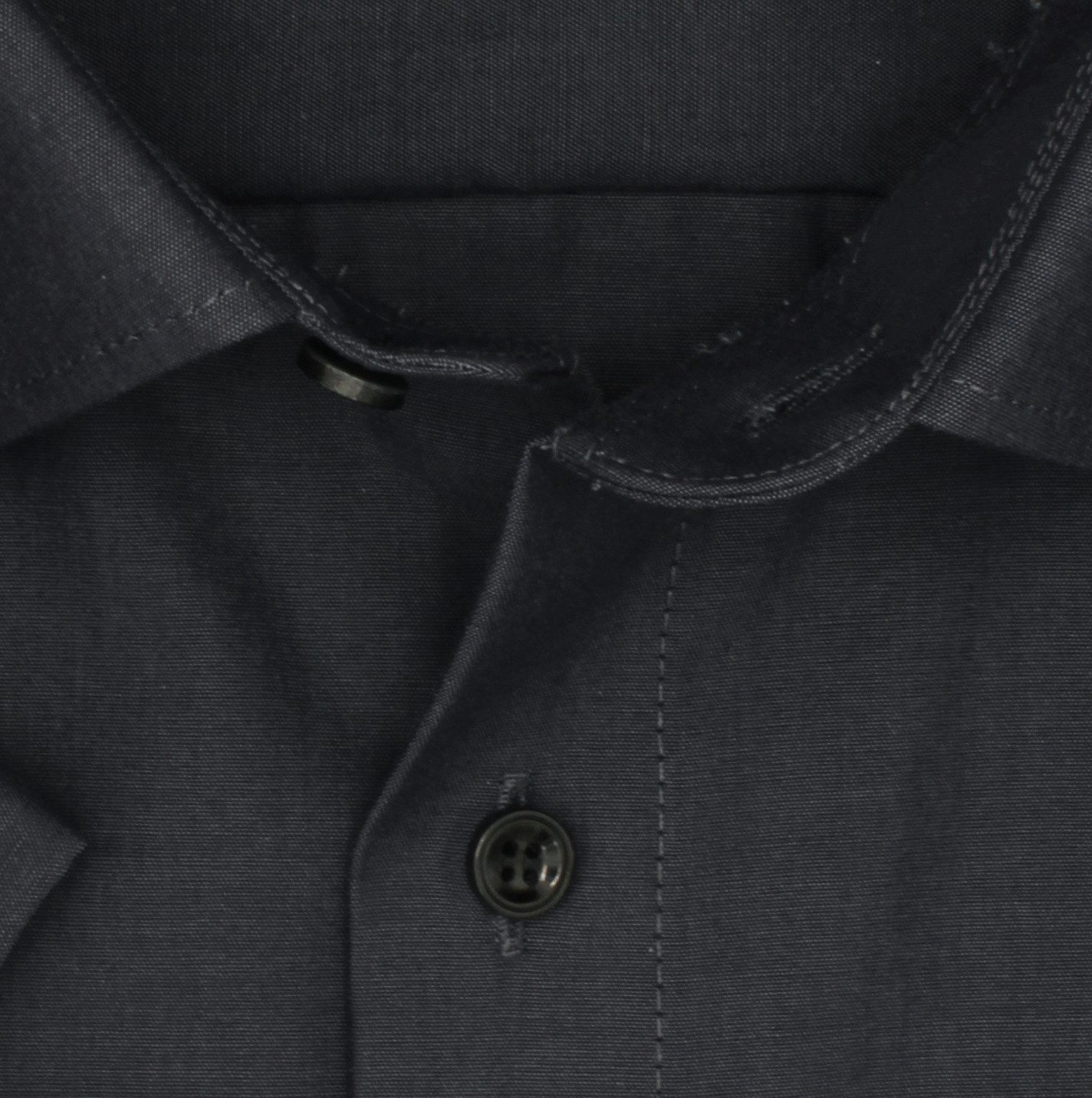 MARVELIS Businesshemd Kurzarm Comfort Fit, Chambray, New Kent Kragen Regular Halbarm 12cm, 100% Baumwolle, Bügelfrei, Knitterfrei