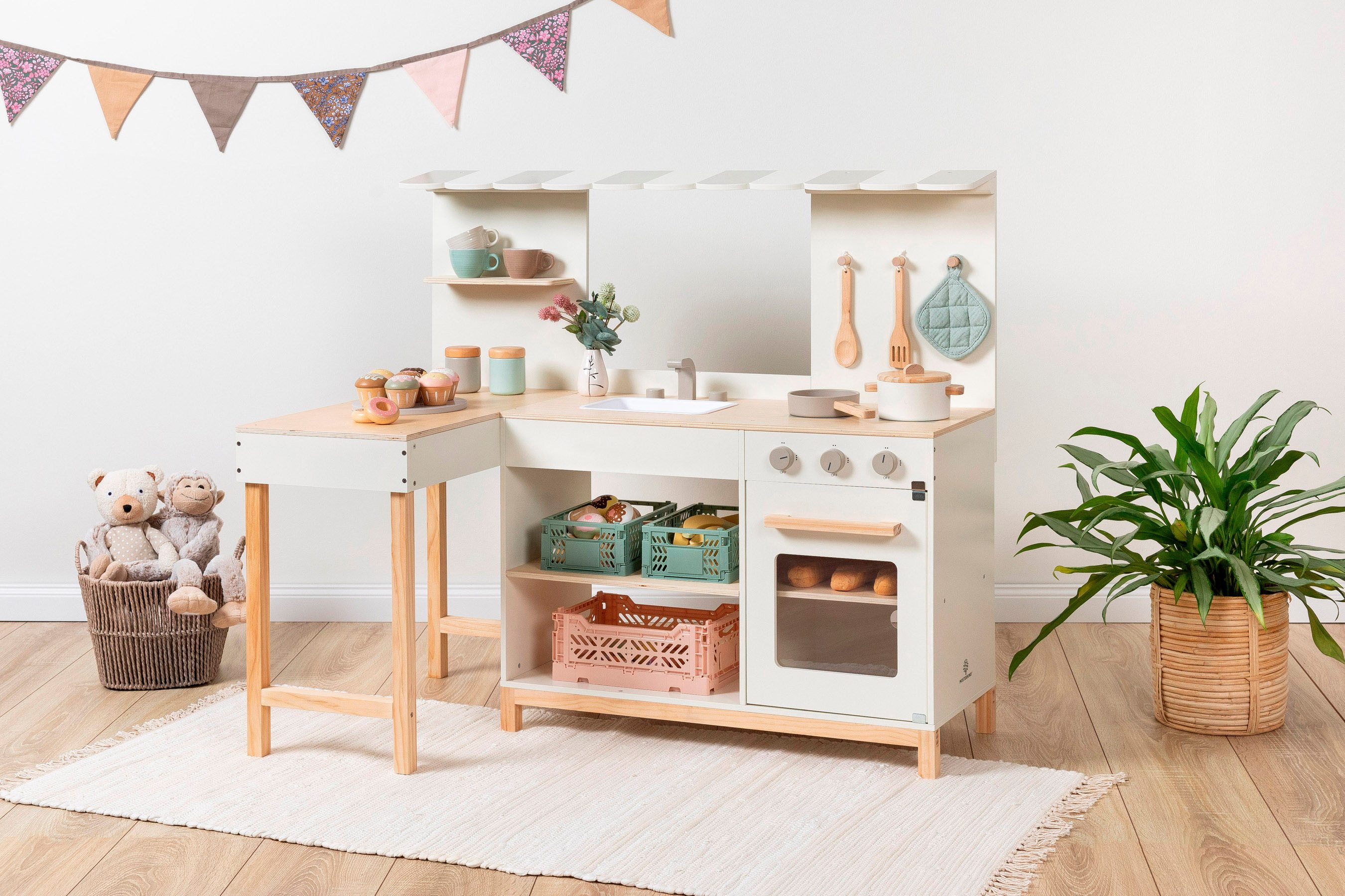 MUSTERKIND® Spielküche Robusta Holz, Kunststoff, FSC® günstig online kaufen