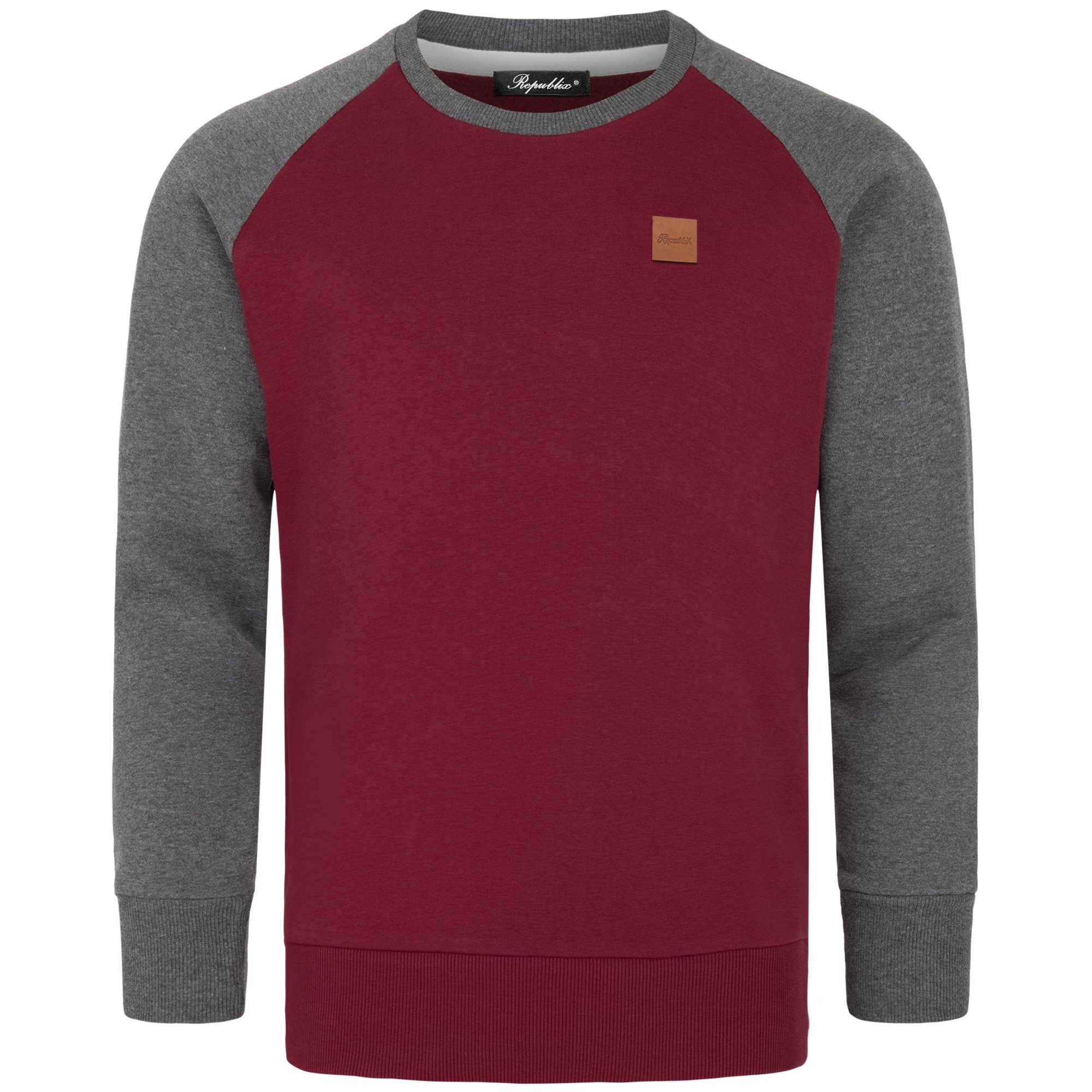 REPUBLIX Sweatshirt ADAM Herren Pullover mit Rundhalsausschnitt & Raglan-Är günstig online kaufen