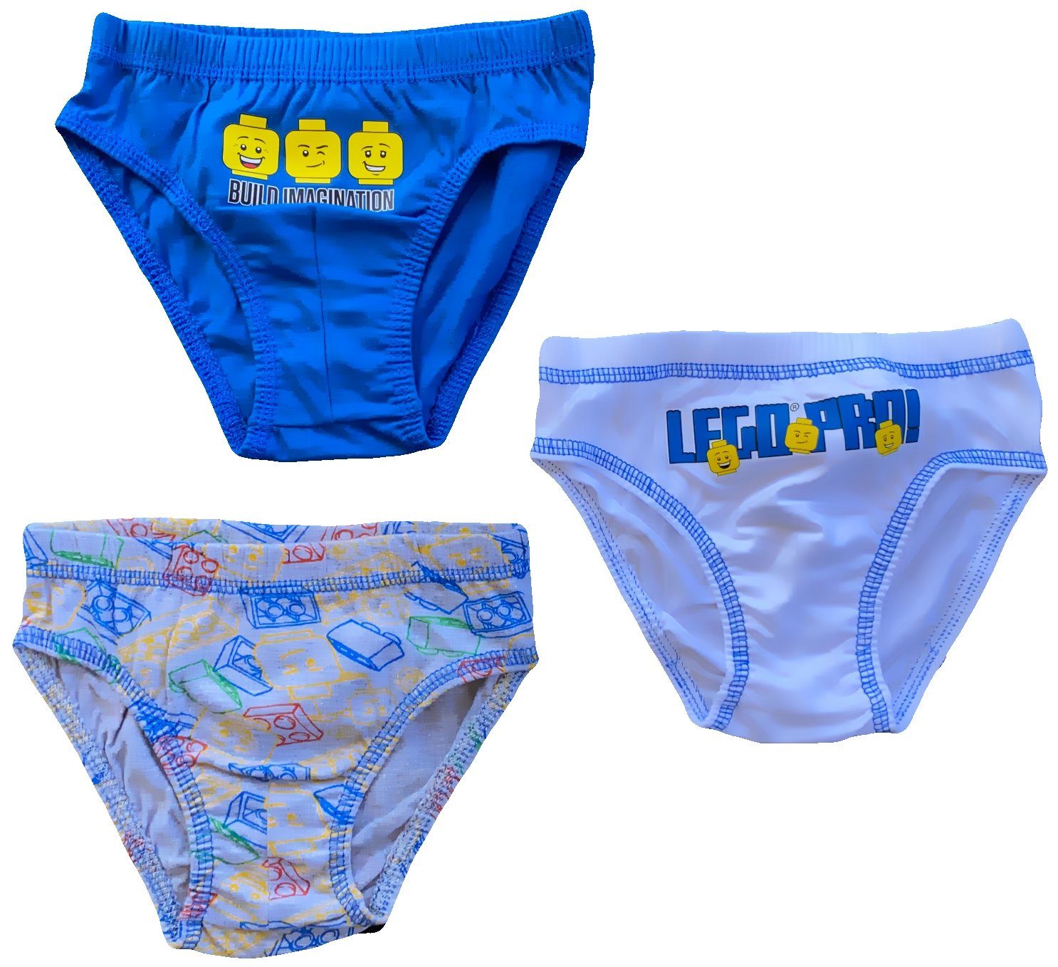 LEGO® Schlüpfer Lego® Unterwäsche Set Jungen 4-10 Jahre 6X Unterhosen 104 116 128 140