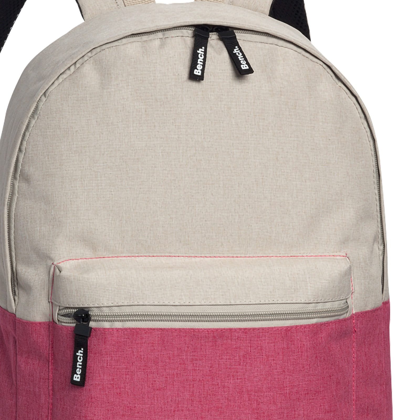 Bench. Rucksack Bench Schulrucksack sand pink Rucksack, Freizeitrucksack, Sporttasche Polyester, pink, sand ca. 42cm hoch, Bic