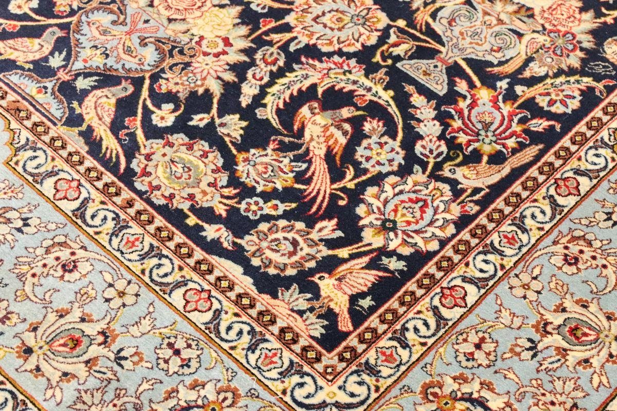 Orientteppich Isfahan Seidenkette rechteckig, 6 Handgeknüpfter 149x223 Nain Orientteppich, mm Trading, Höhe