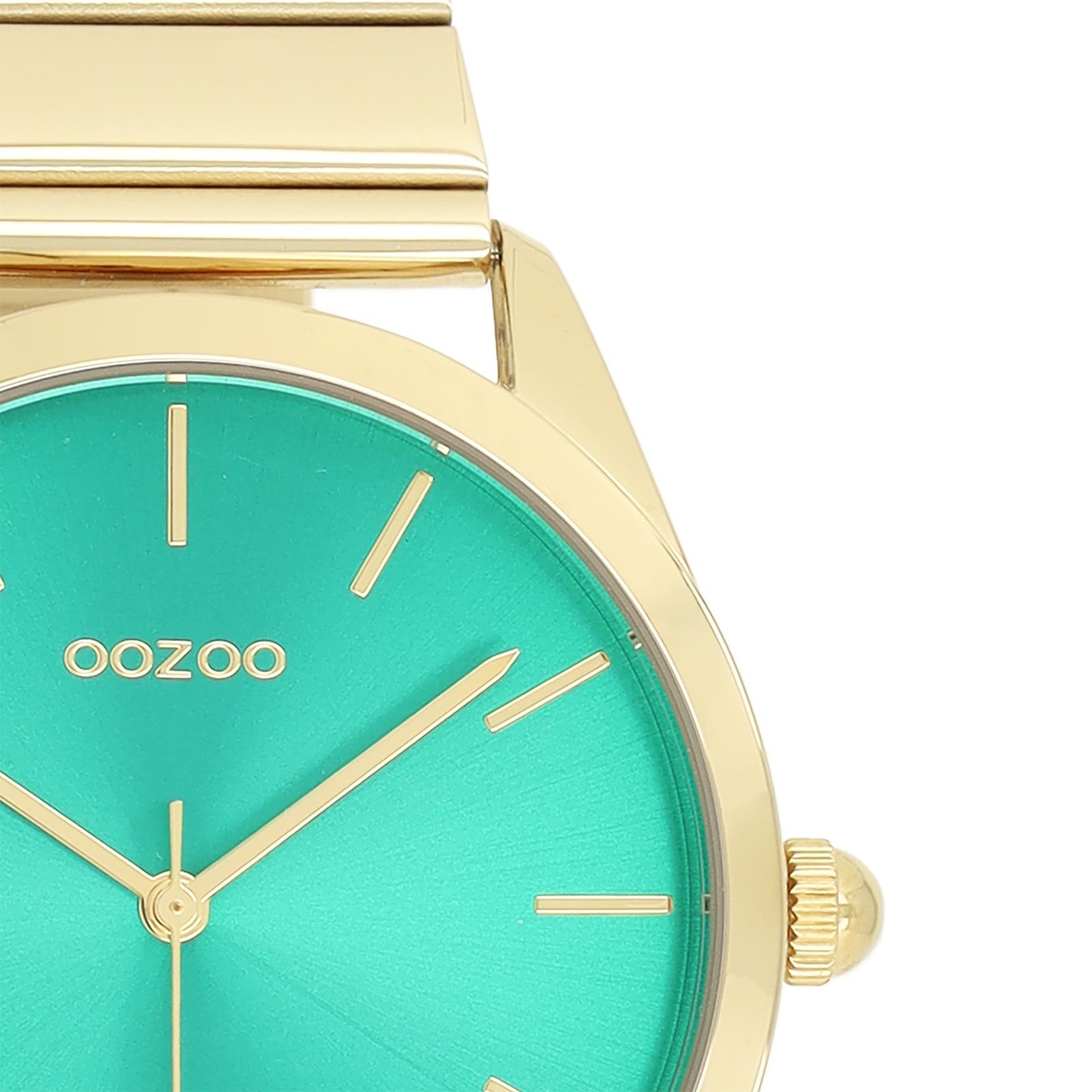 OOZOO Quarzuhr Oozoo Unisex Armbanduhr Timepieces Analog, (Analoguhr), Damen, Herrenuhr rund, groß (ca. 40mm) Metallarmband, Casual-Style
