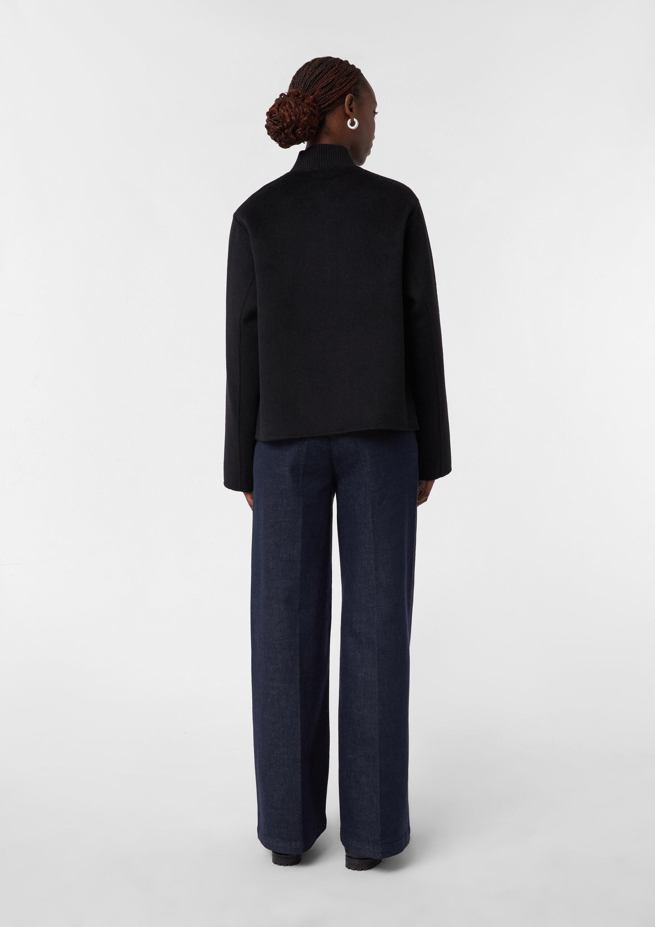 comma Funktionsjacke Outdoor-Jacke Bomberjacke aus Doubleface-Wolle günstig online kaufen