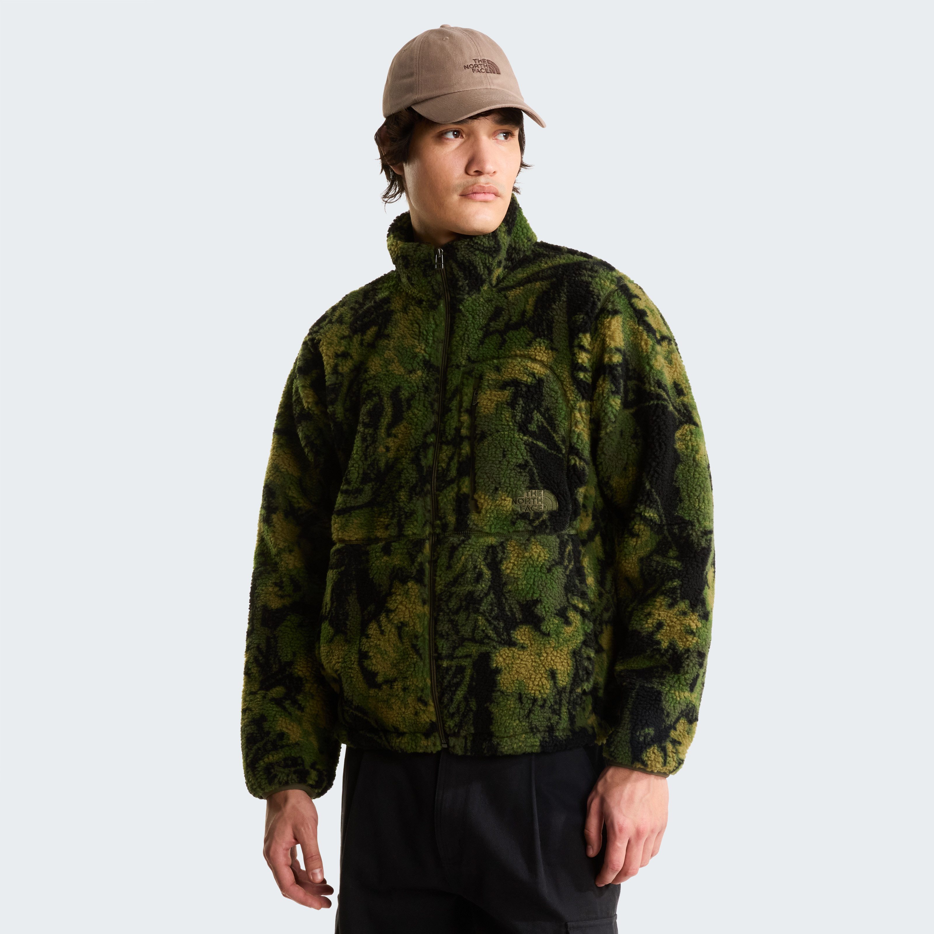 The North Face Fleecejacke M EXTREME PILE 2 FZ JACKET -PRINT mit sportlichem Schnitt, aus Fleece, für Fitness