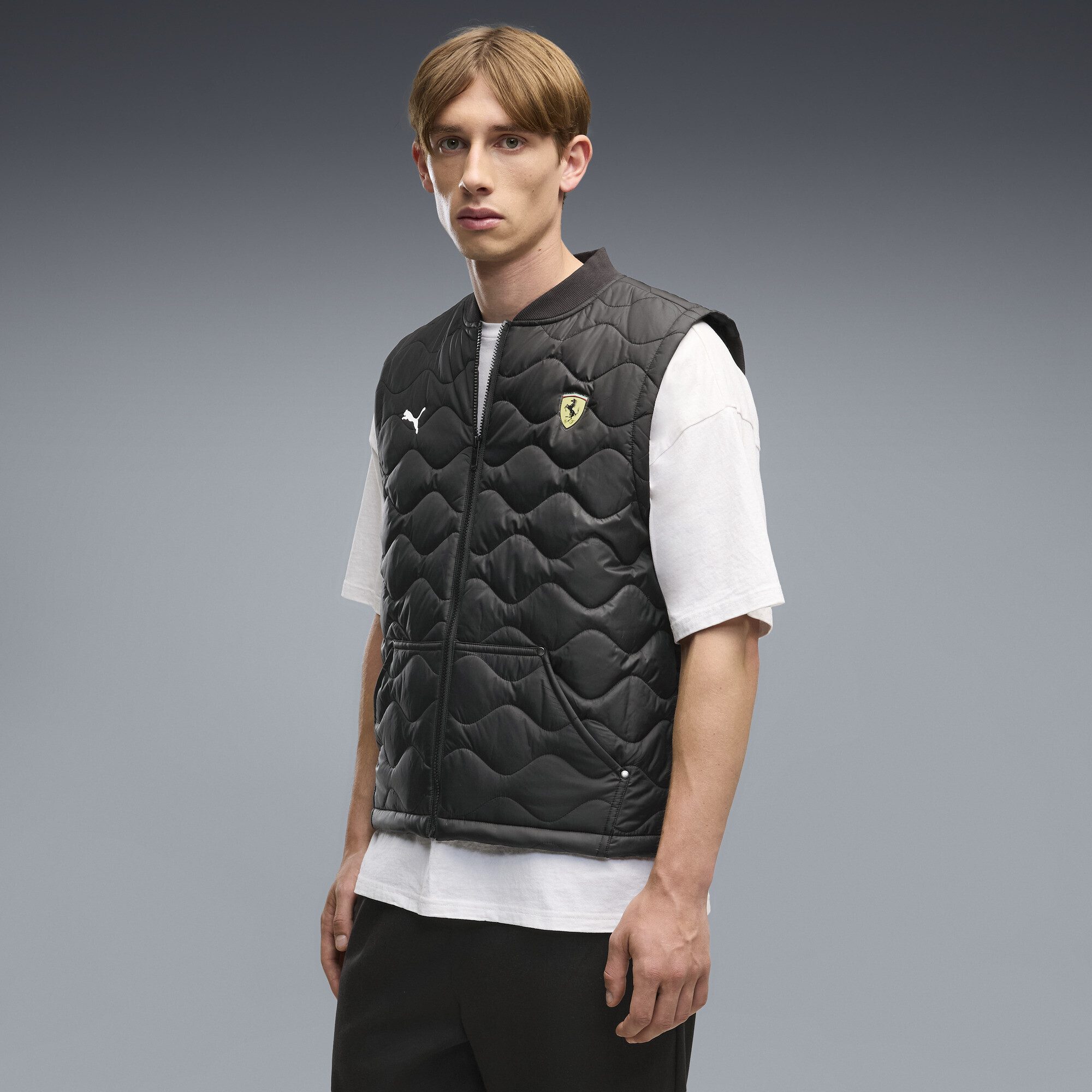 PUMA Trainingsjacke Scuderia Ferrari Premium Weste Herren