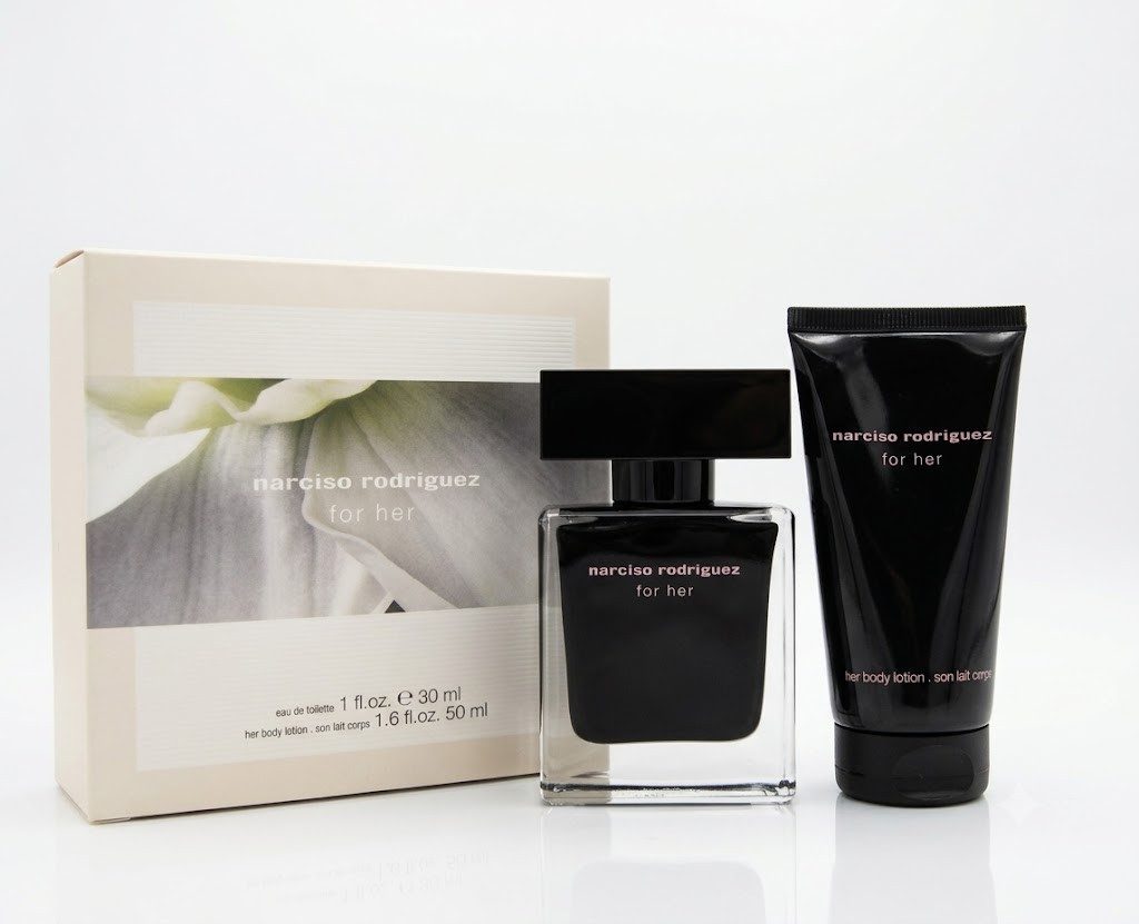 narciso rodriguez Duft-Set narciso rodriguez for her Eau de Toilette 30ml + Body Lotion 50ml, 1-tlg.