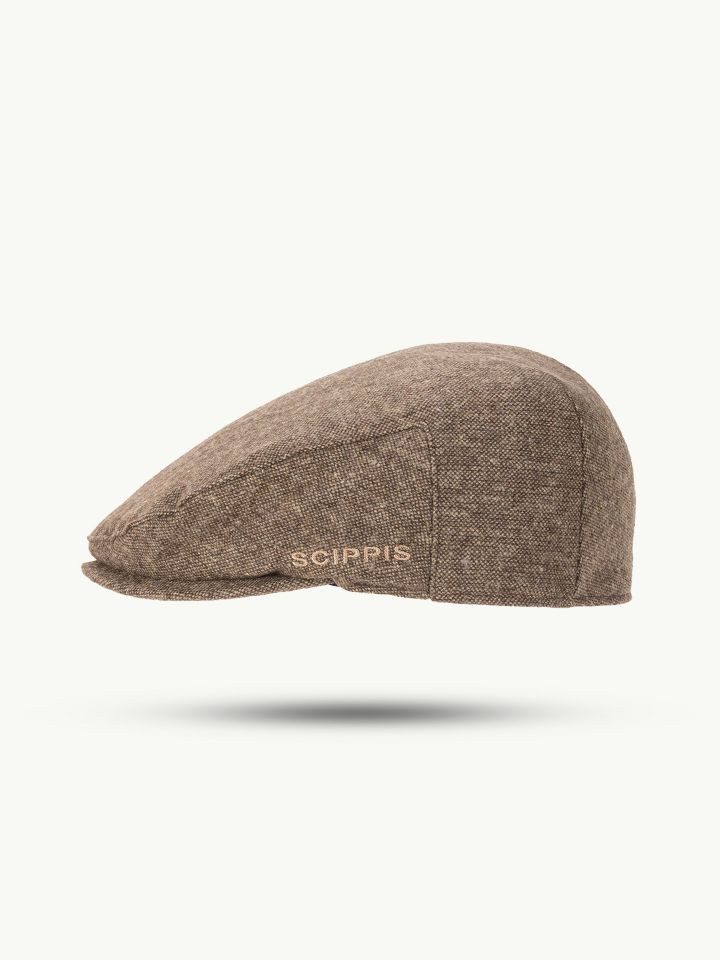 Scippis Flat Cap SCIPPIS „Donegal Cap“ – Klassische Flatcap aus edler Wollmischung