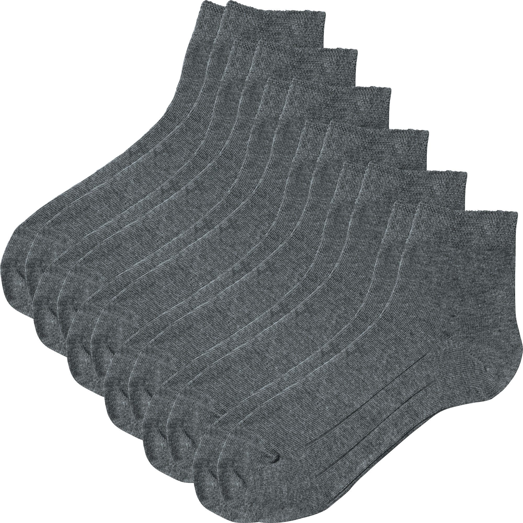 Erwin Müller Kurzsocken Unisex-Kurzsocken 6 Paar Uni günstig online kaufen