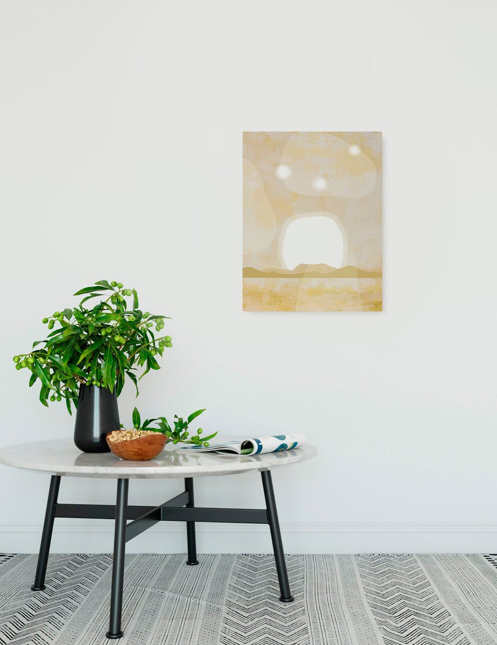 Leinwandbild Desert Scene - Größe 30 x 40 cm