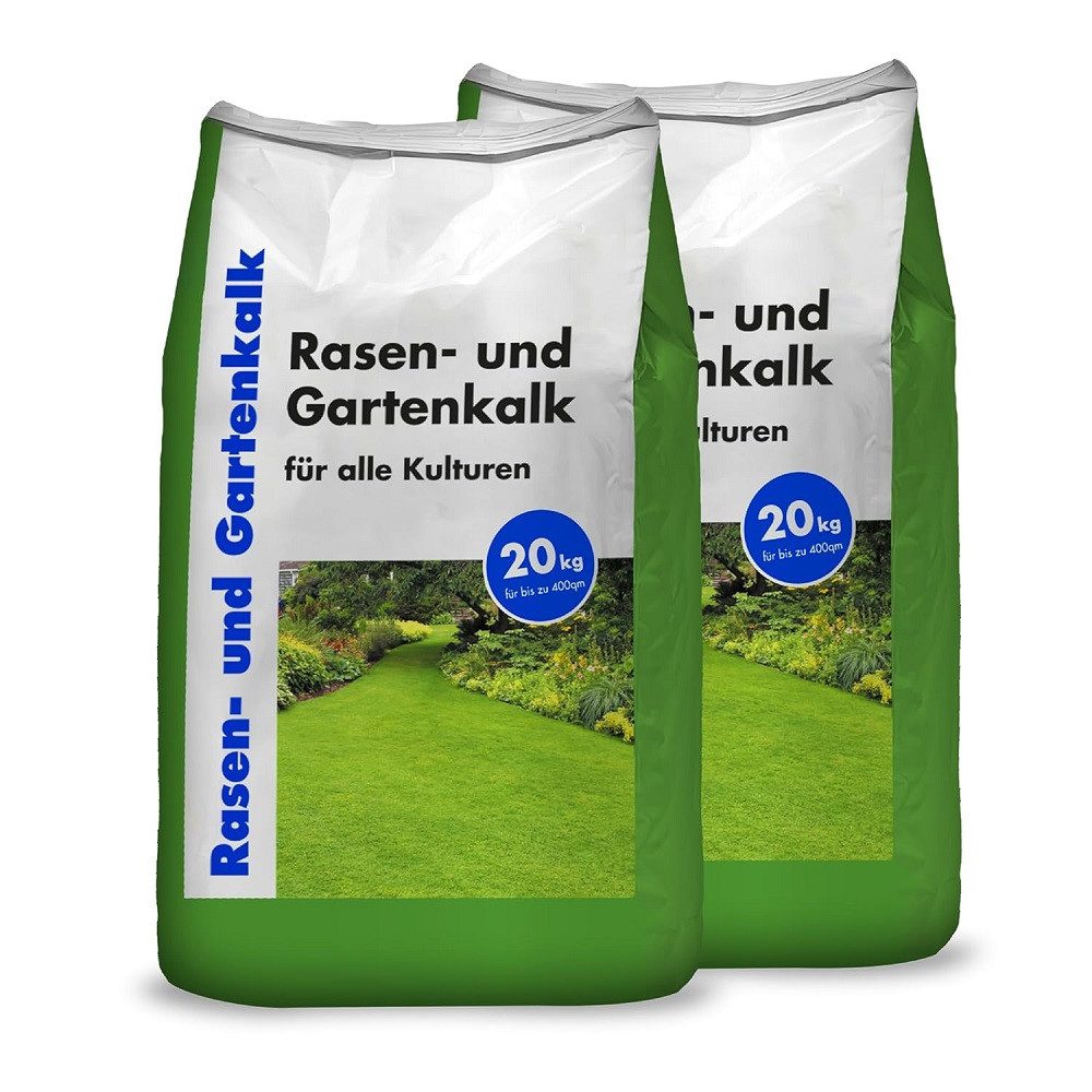 Hamann Mercatus GmbH Rasenkalk Hamann Mercatus Rasen- und Gartenkalk 2 x 20 kg
