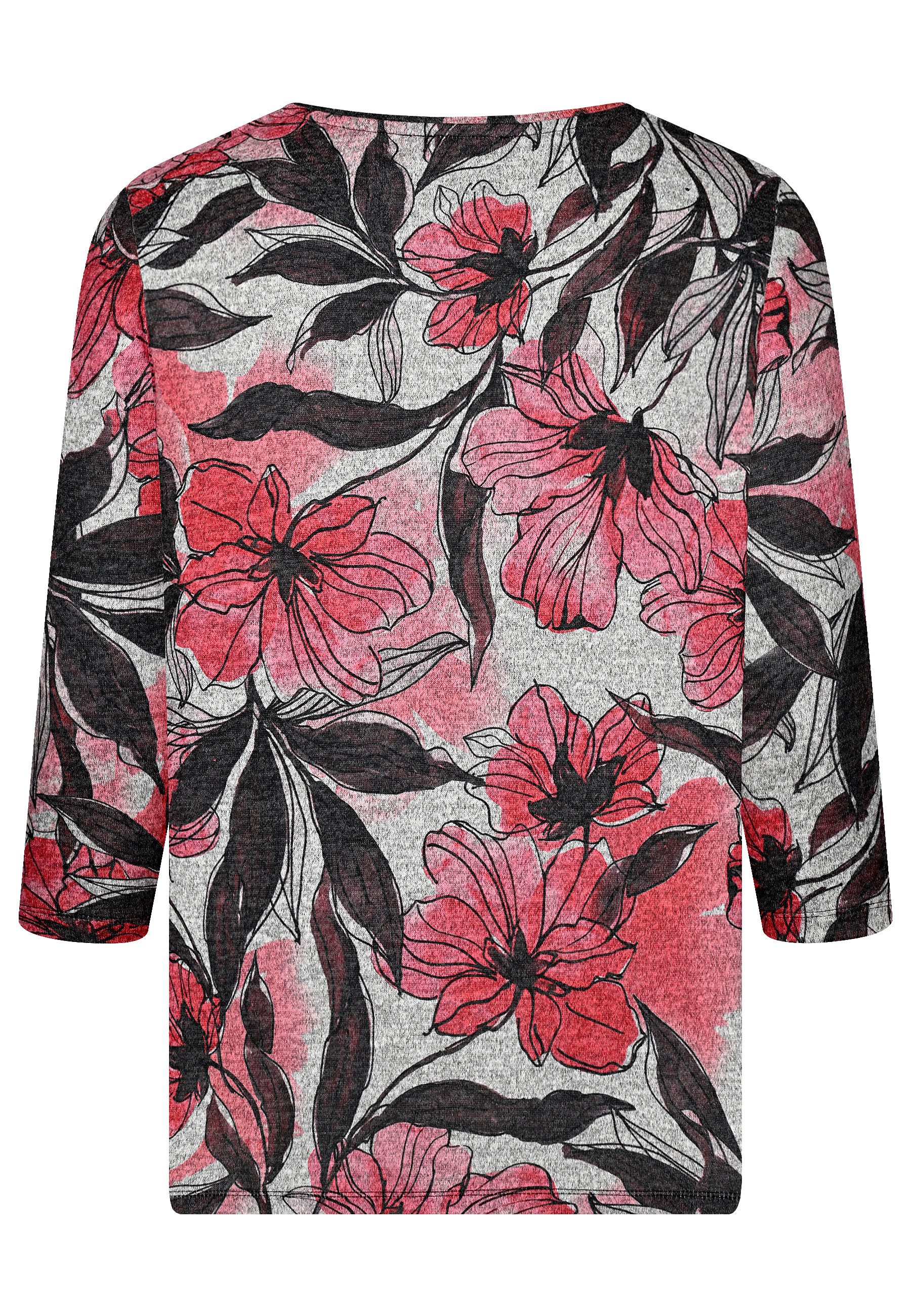 elanza T-Shirt Shirt mit floralem Print günstig online kaufen