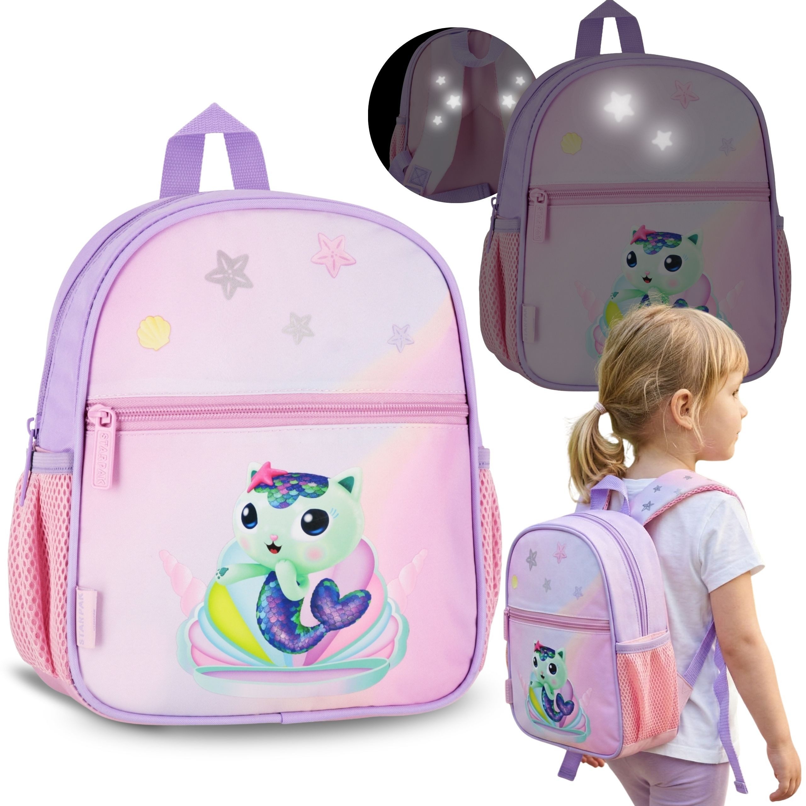Sarcia.eu Vorschulranzen Gabby's Dollhouse Kindergartenrucksack Mädchen, 26x23x9 cm