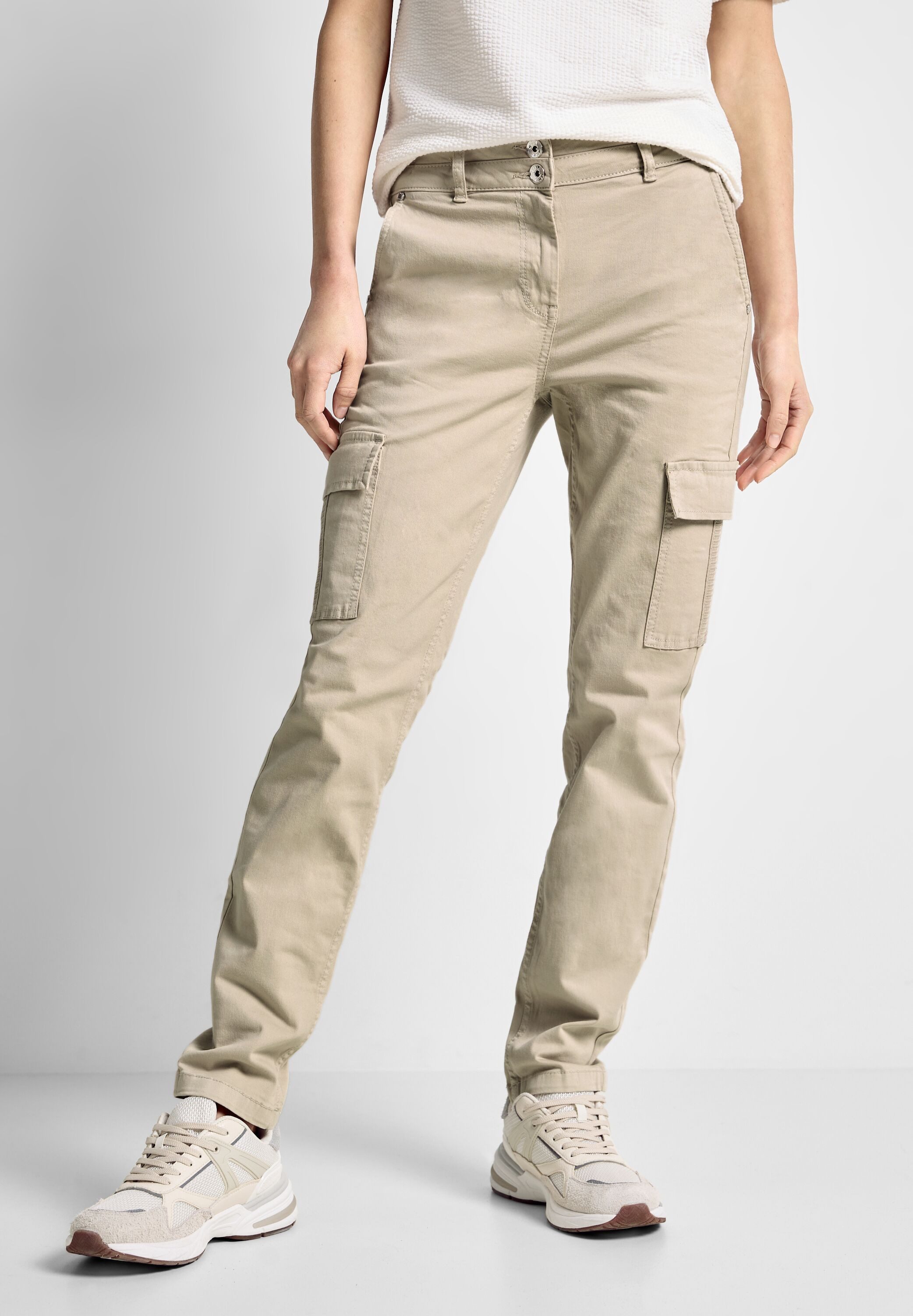 Cecil Cargohose Style Toronto in Slim fit und mit Elasthan