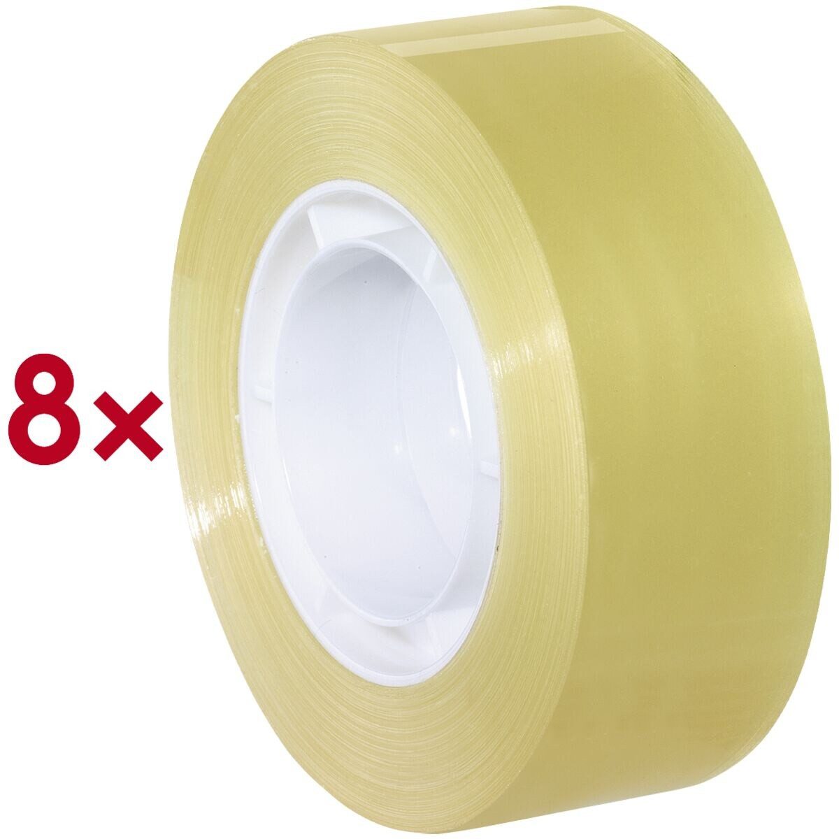 tesa Klebeband FILM (8-St) 19 mm/33 m, transparent & klebstark