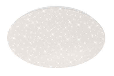 Briloner Leuchten LED Deckenleuchte »7088-016«, CCT-Farbtemperatursteuerung, stufenlos dimmbar, RGB-Beleuchtung, Smarte WiFi Appsteuerung, inkl. Fernbedienung, weiß, Wohnzimmer, LED, Ø 50 x 10,3 cm
