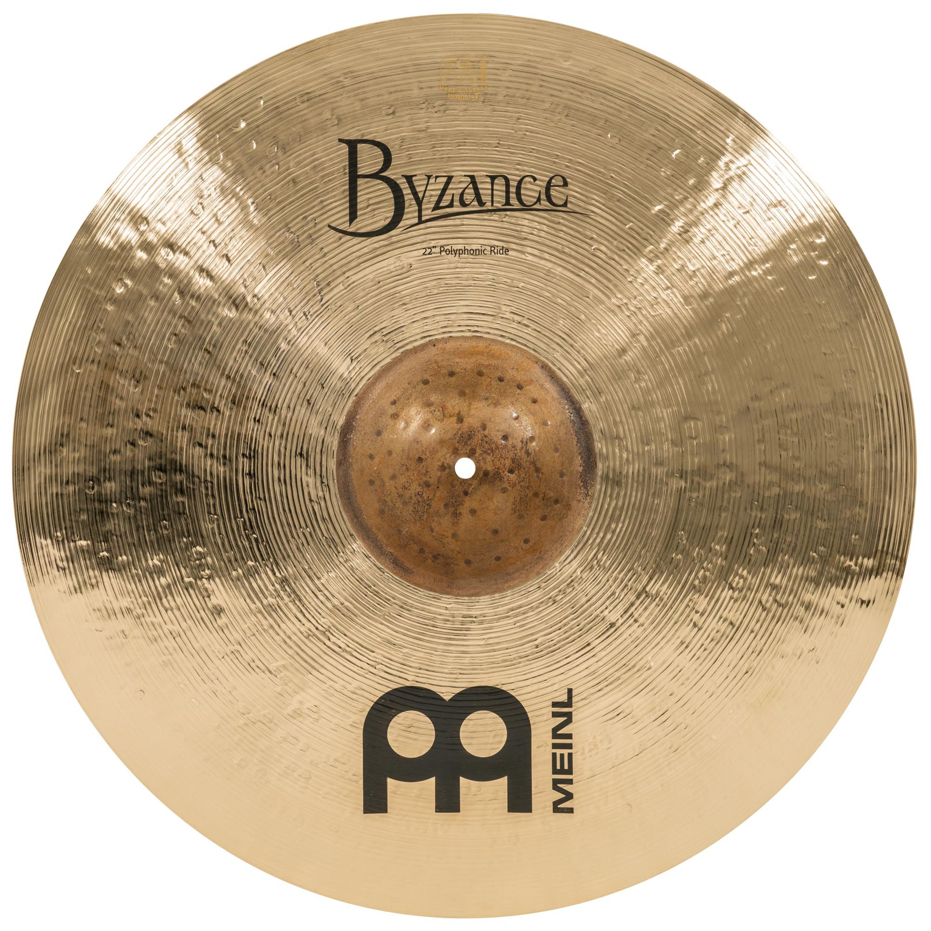 Meinl Percussion Бассейн, Cymbals, Crash Бассейн, B22POR-B Byzance Polyphonic Ride 22" Brilliant - Crash Бассейн
