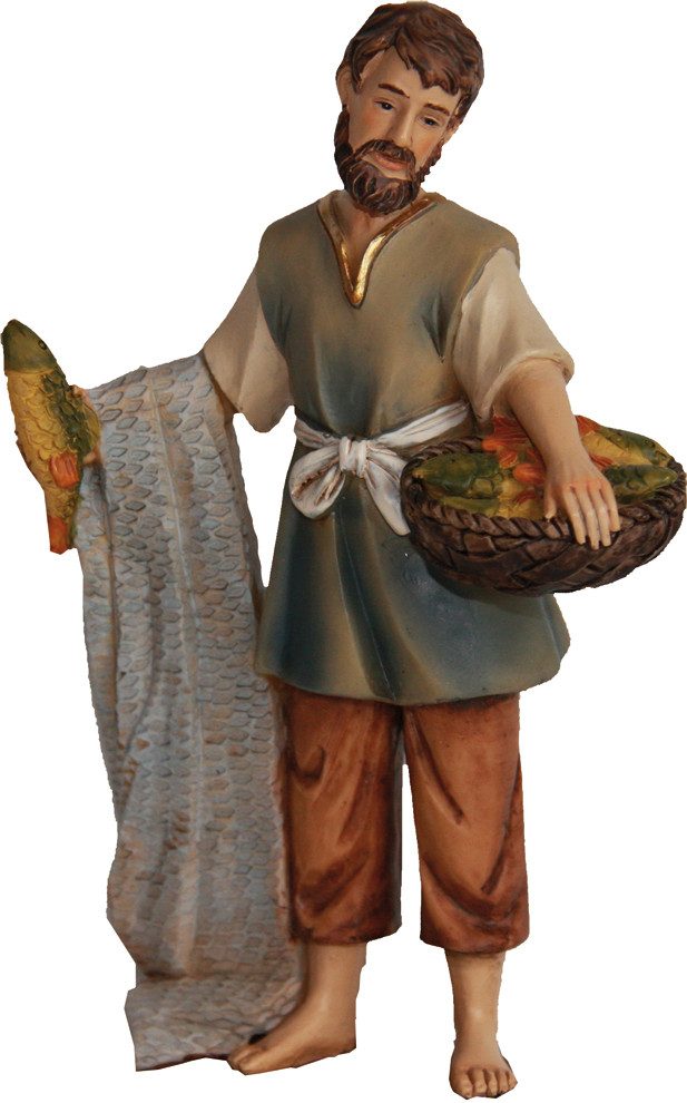 FADEDA Krippenfigur FADEDA Fischer, Höhe in cm: 11