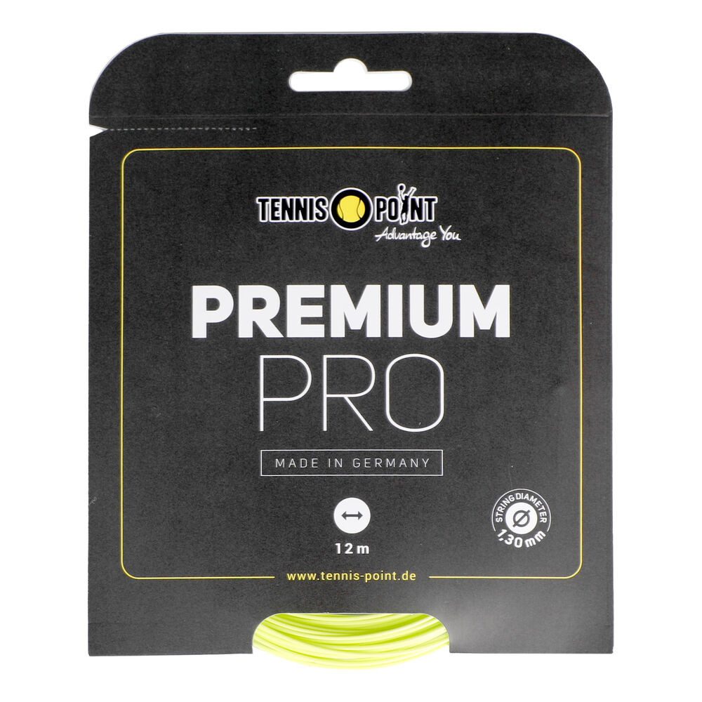 Tennissaite Premium Pro 12m limette