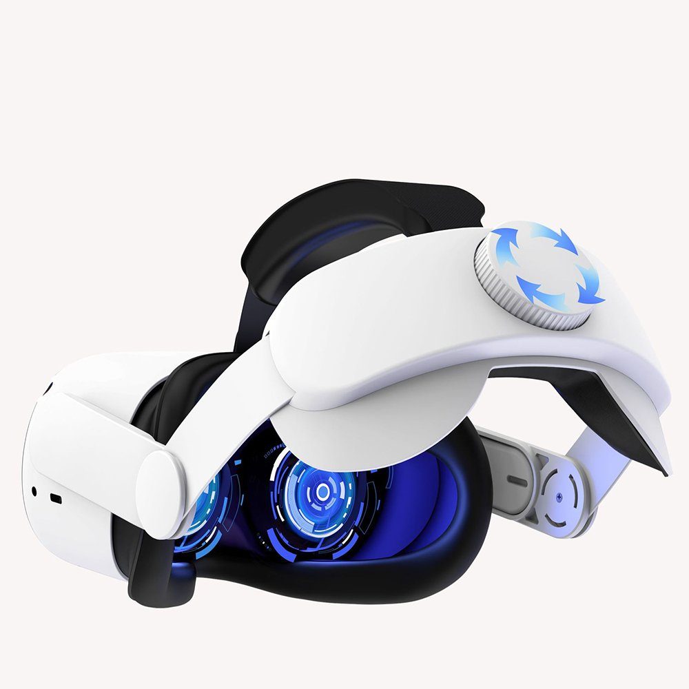 GelldG Quest Head kompatibel mit Elite Oculus Gaming-Headset Strap, 2 Strap Quest2 Zubehör Zubehör