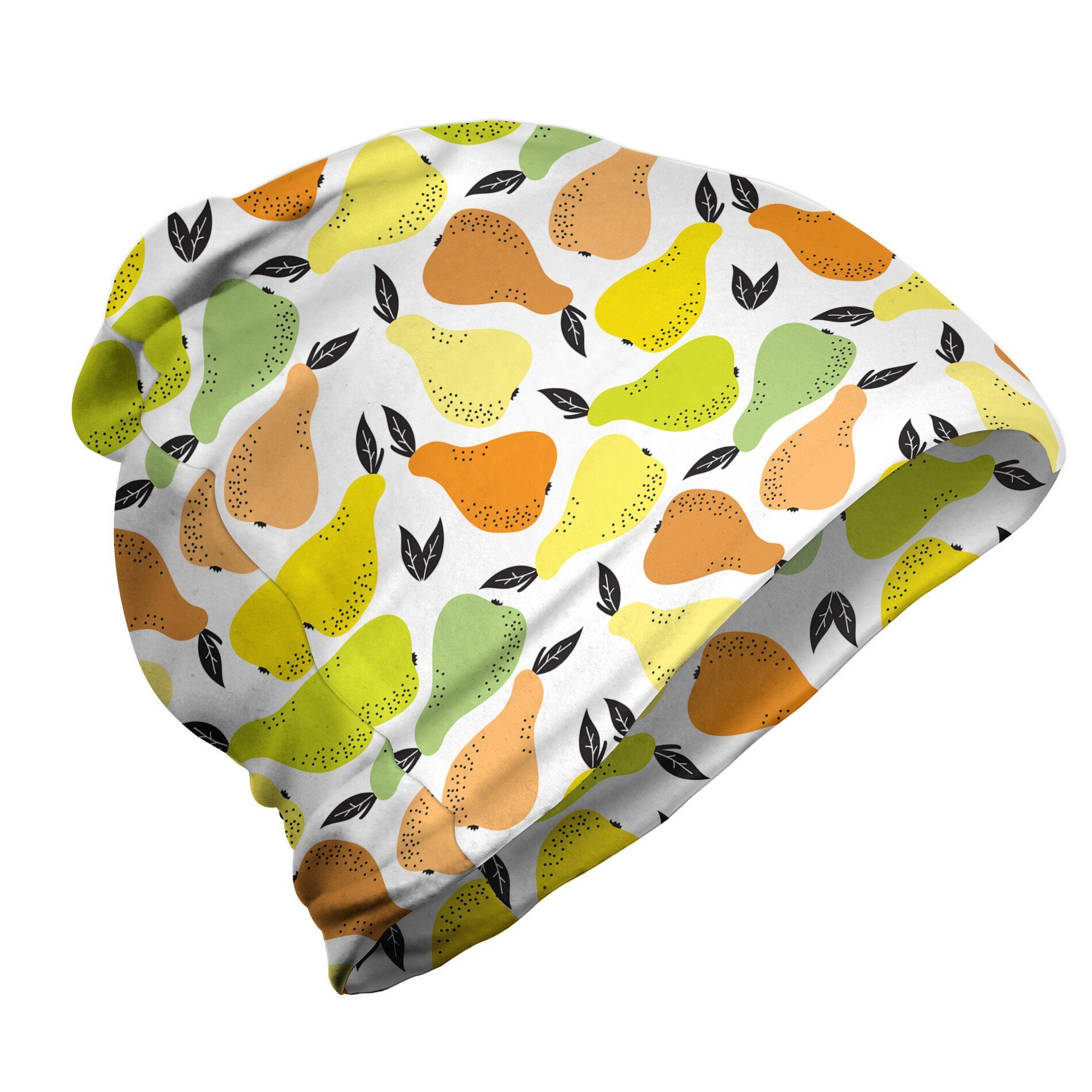 Frucht-Wiederholung Birne Freien Wandern im Sommer-Design Abakuhaus Beanie