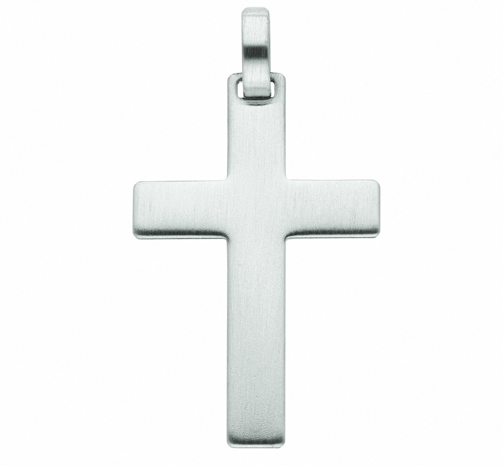 Adelia´s Kettenanhänger Edelstahl Kreuz Anhänger, Set Schmuckset Halskette mit 