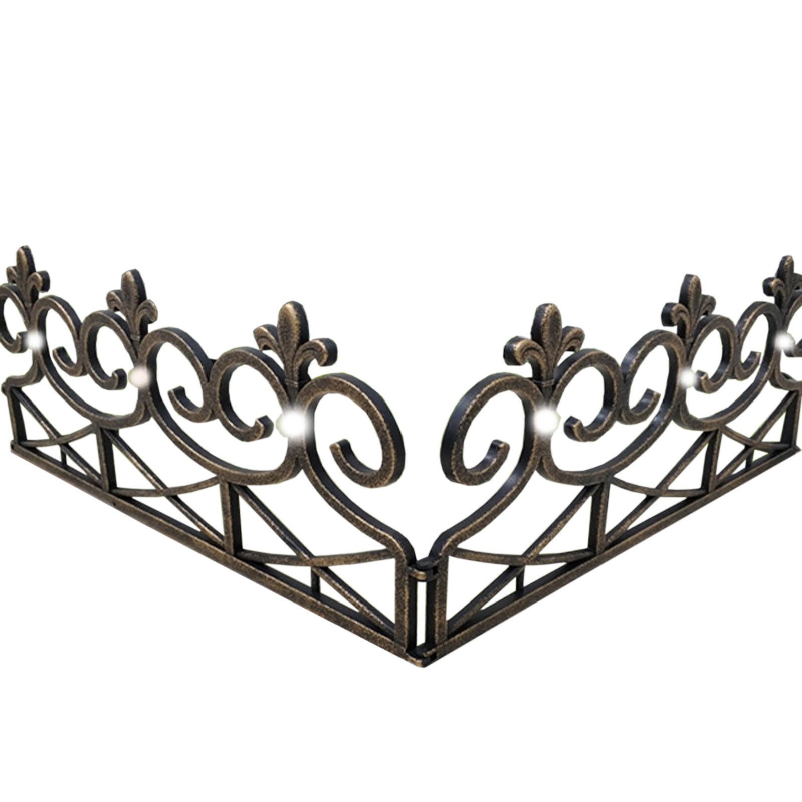 HTI-Living Beetumrandung Rasenkante 240 cm mit Solarlichterkette, LxH: 60x3 günstig online kaufen