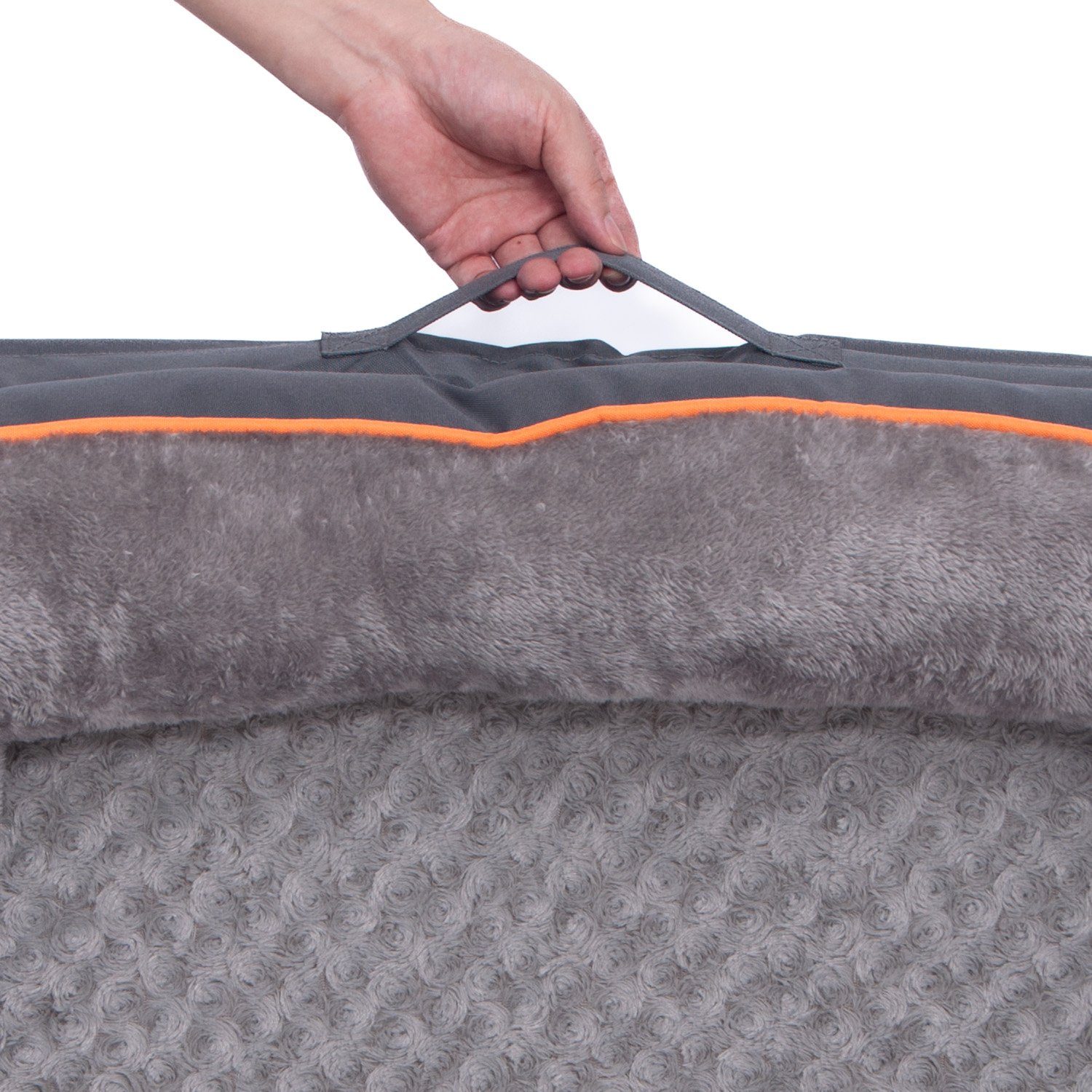 Warenhammer Tierbett Orthopädisches Premium Hundebett, flauschig weich, Abnehmbar,Waschbar, weicher Flanell, Selbstwärmend