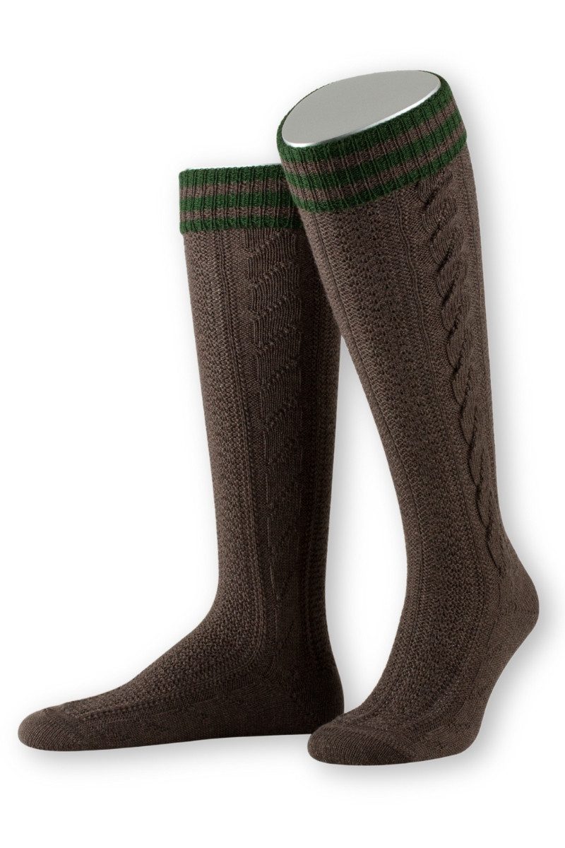 Lusana Trachtensocken Kniestrümpfe Herren - L8995R günstig online kaufen