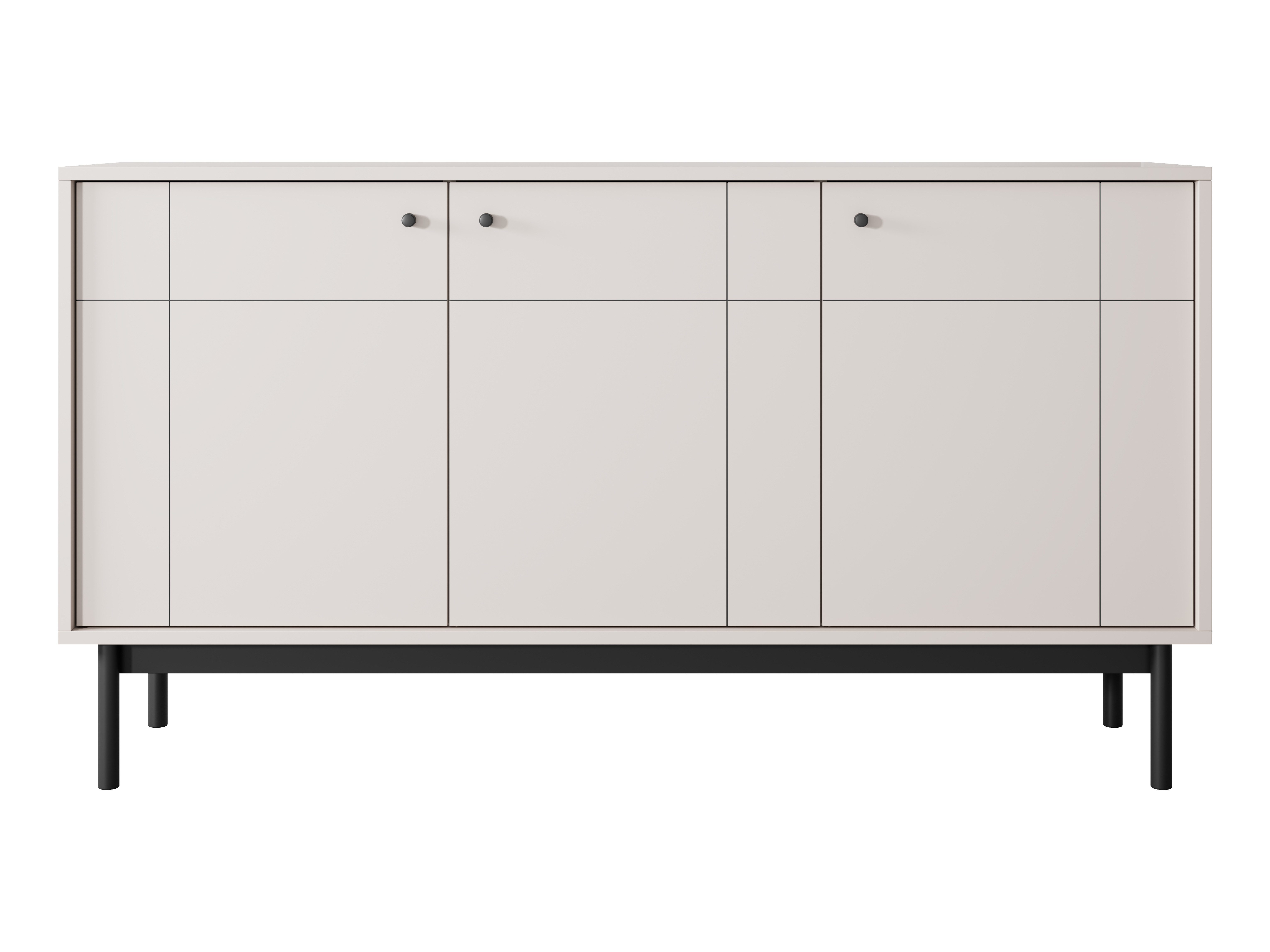 MOEBLO Kommode Ismene - K154 (Sideboard Wohnzimmer Kommode Schlafzimmer Komodenschrank Highboard), (BxHxT):154x84x39 cm