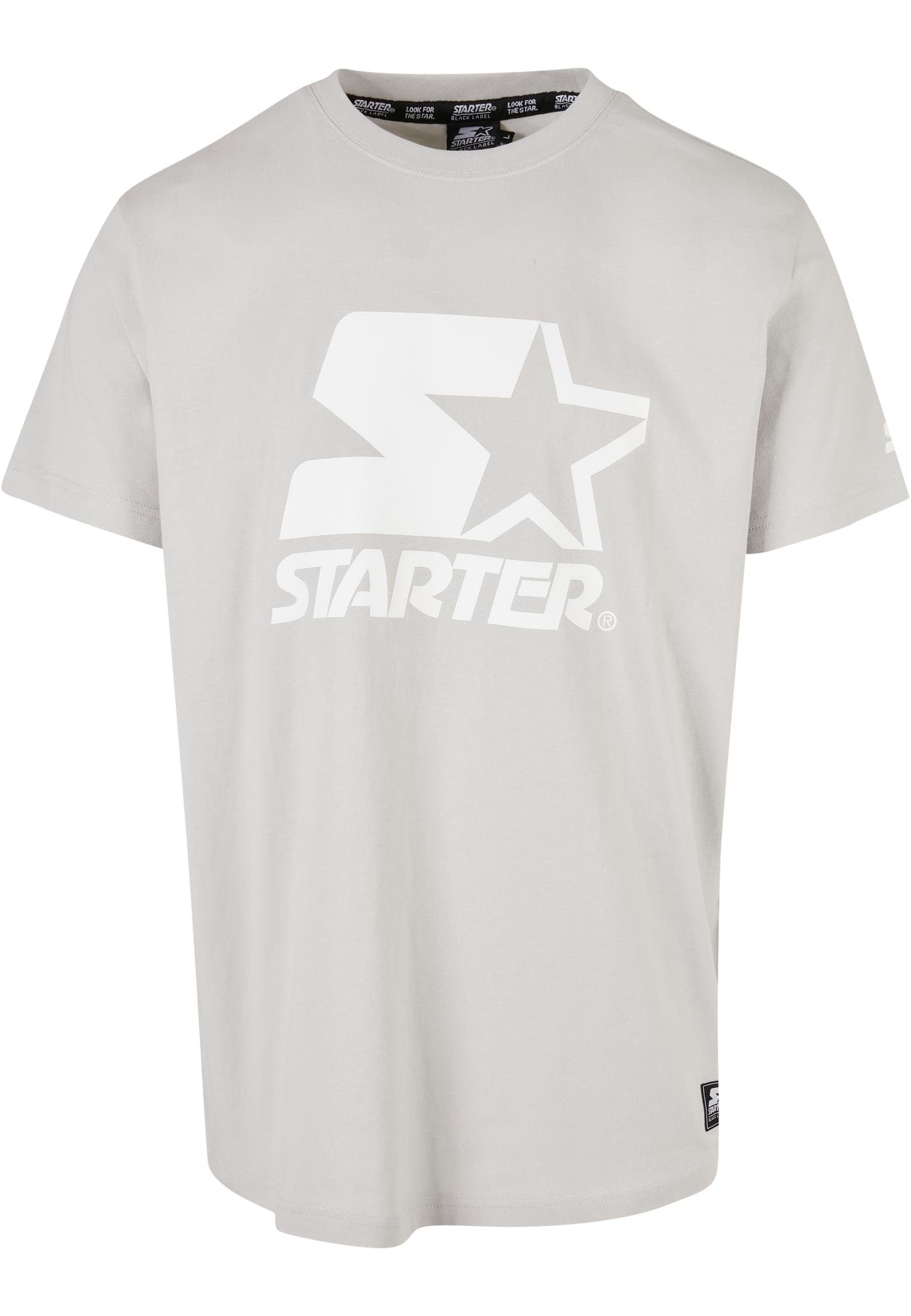 (1-tlg) T-Shirt Logo Tee Herren lightasphalt Starter Starter