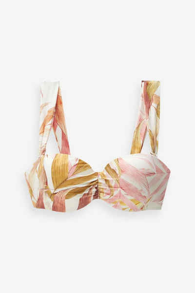 Next Bandeau-Bikini-Top Figurformendes, wattiertes Bandeau-Bikinitop (1-St)