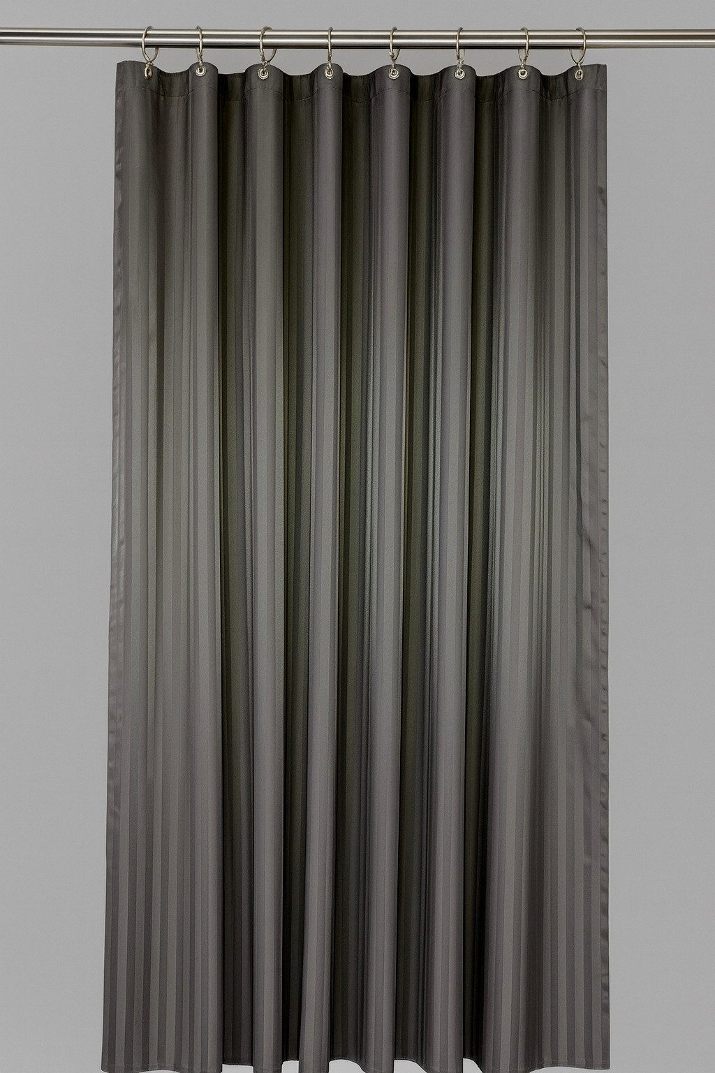 Clever-Kauf-24 Duschvorhang Textil-Duschvorhang Hilton grau, BxH 180x200cm, günstig online kaufen