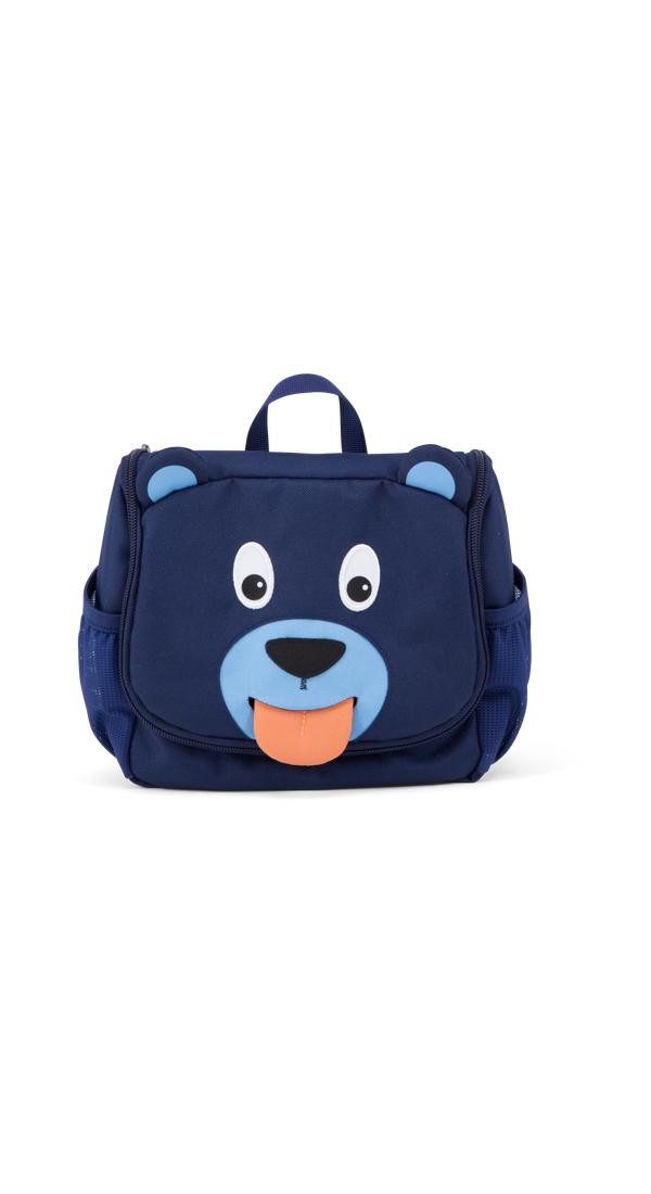 Affenzahn Kulturbeutel Kulturtasche, mit personalisierbarer Ziehzunge