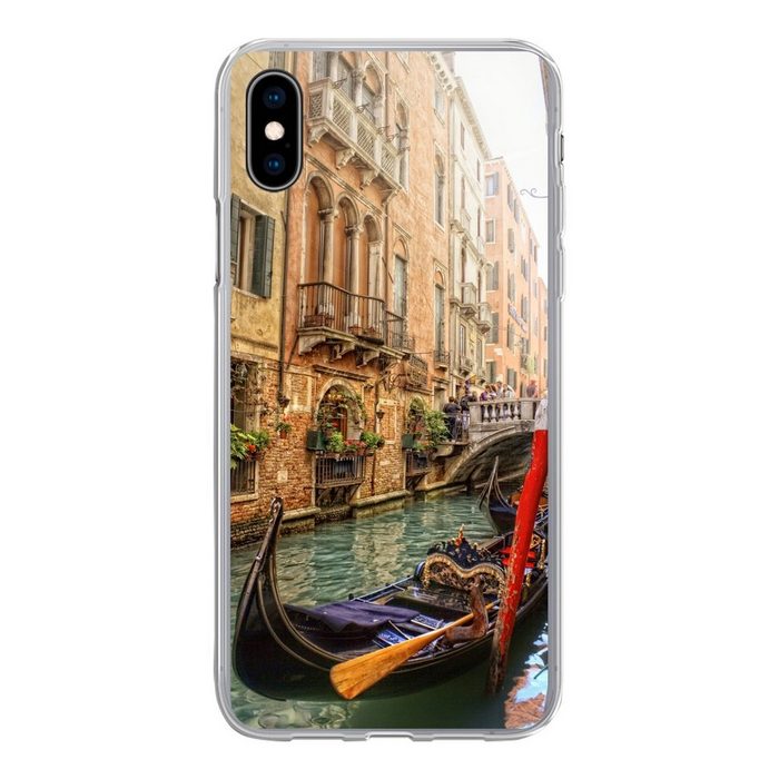 MuchoWow Handyhülle Venedig - Italien - Gondel Handyhülle Apple iPhone Xs Max Smartphone-Bumper Print Handy