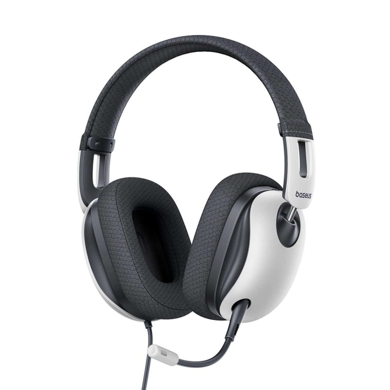Baseus GoPlay 1 Max Gaming-Headset (40-mm-Treiber, abnehmbares Mikrofon, 2 m Kabel, Inline-Steuerung)